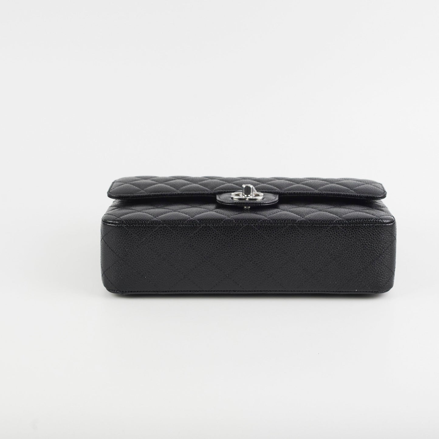 Chanel Medium Classic Flap Caviar Black (Microchip)