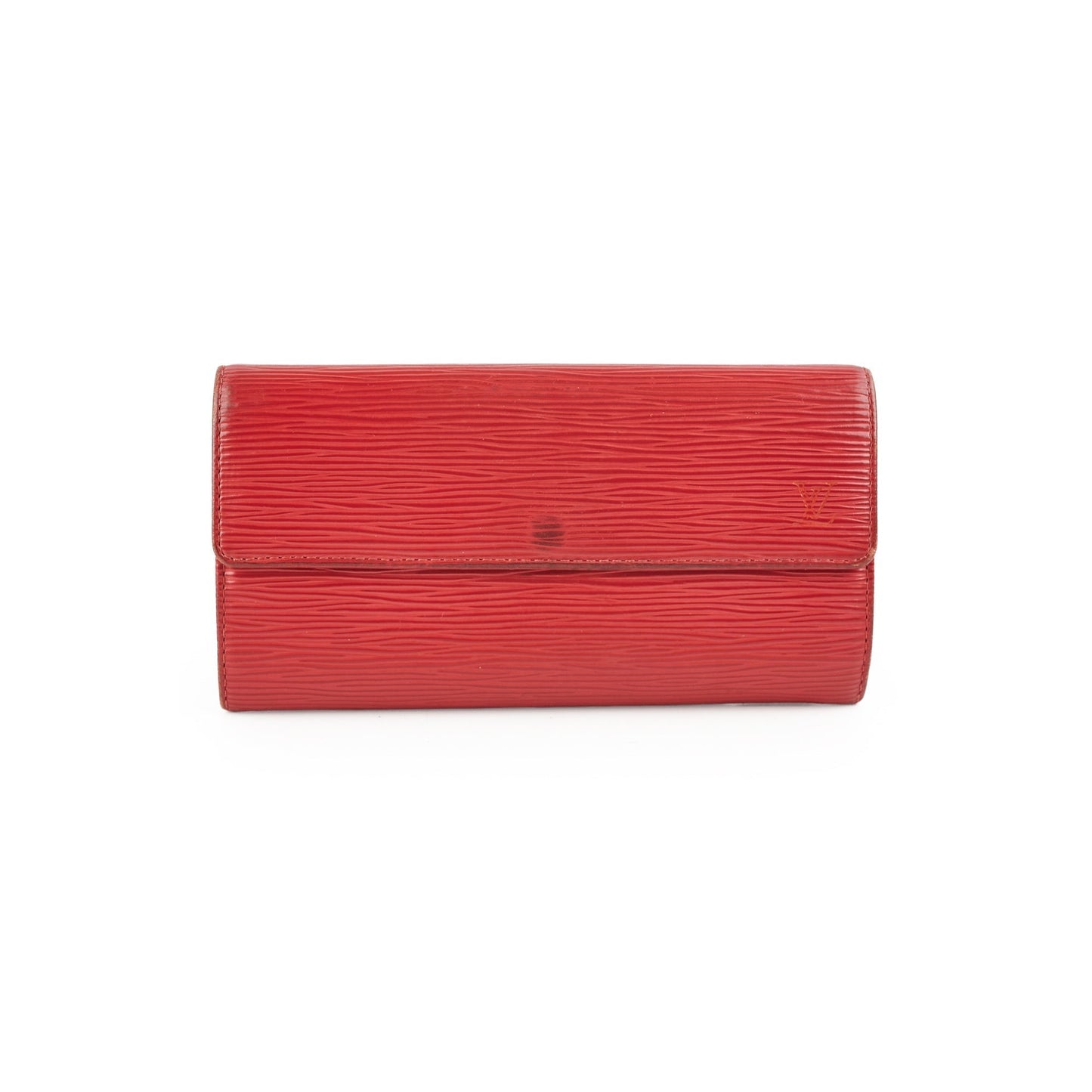 Louis Vuitton Epi Long Wallet Red