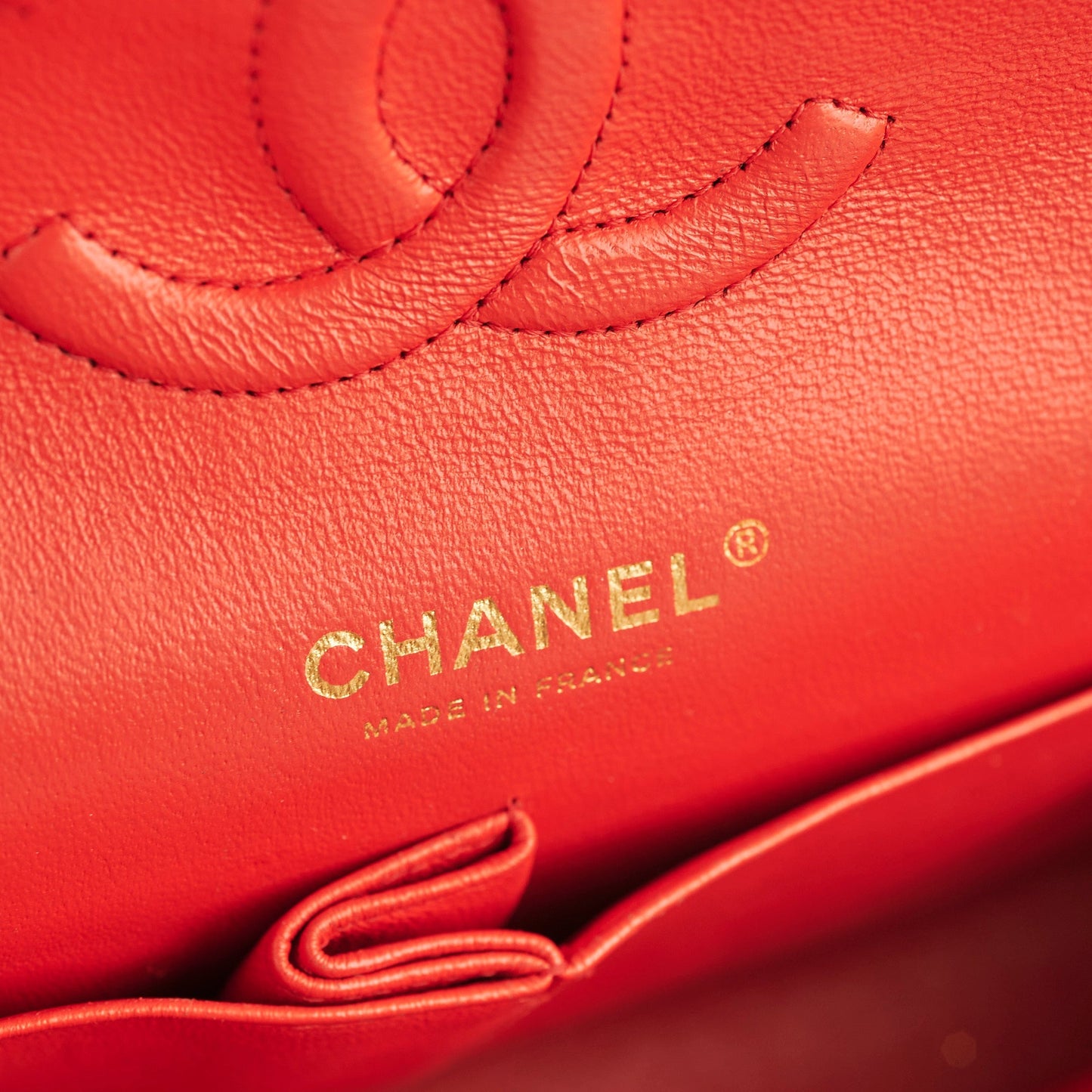 Chanel Medium/Large Classic Double Flap Red