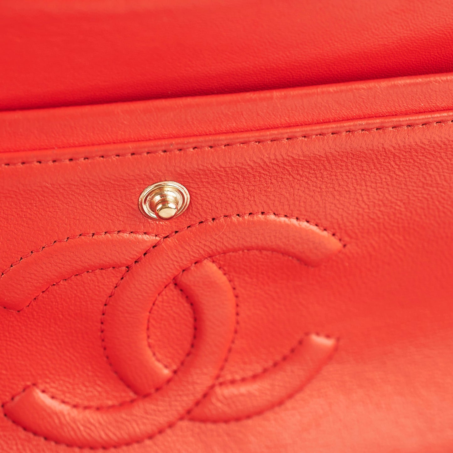 Chanel Medium/Large Classic Double Flap Red
