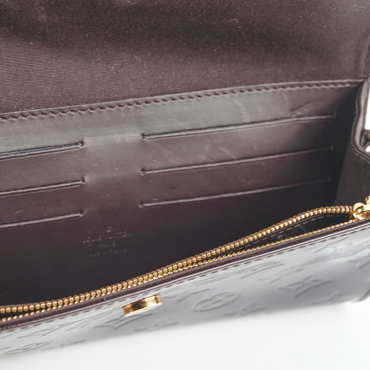 Louis Vuitton Sunset Boulevard Patent Clutch