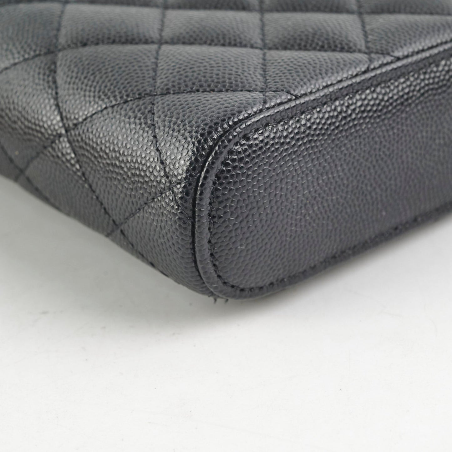 Chanel Caviar Vertical Vanity Case Black 31Series