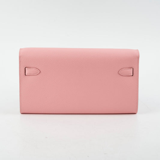 Hermes Kelly to Go Rose Confetti Z Stamp
