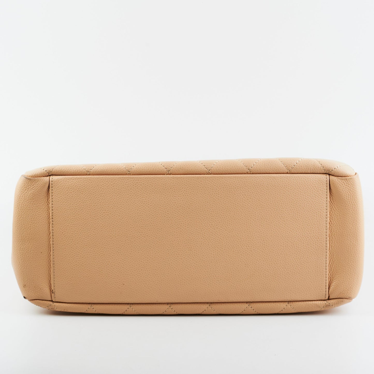 Chanel Caviar Grand Shopping Tote GST Tote Beige