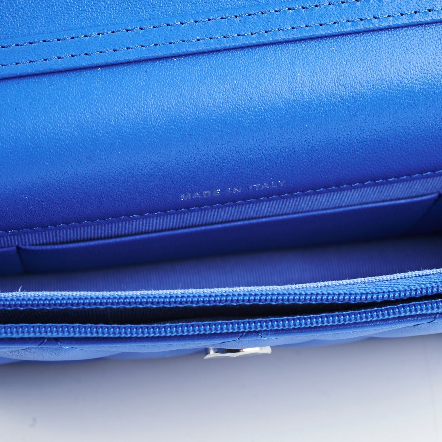 Chanel Mini Seasonal Flap Bag Lambskin Blue