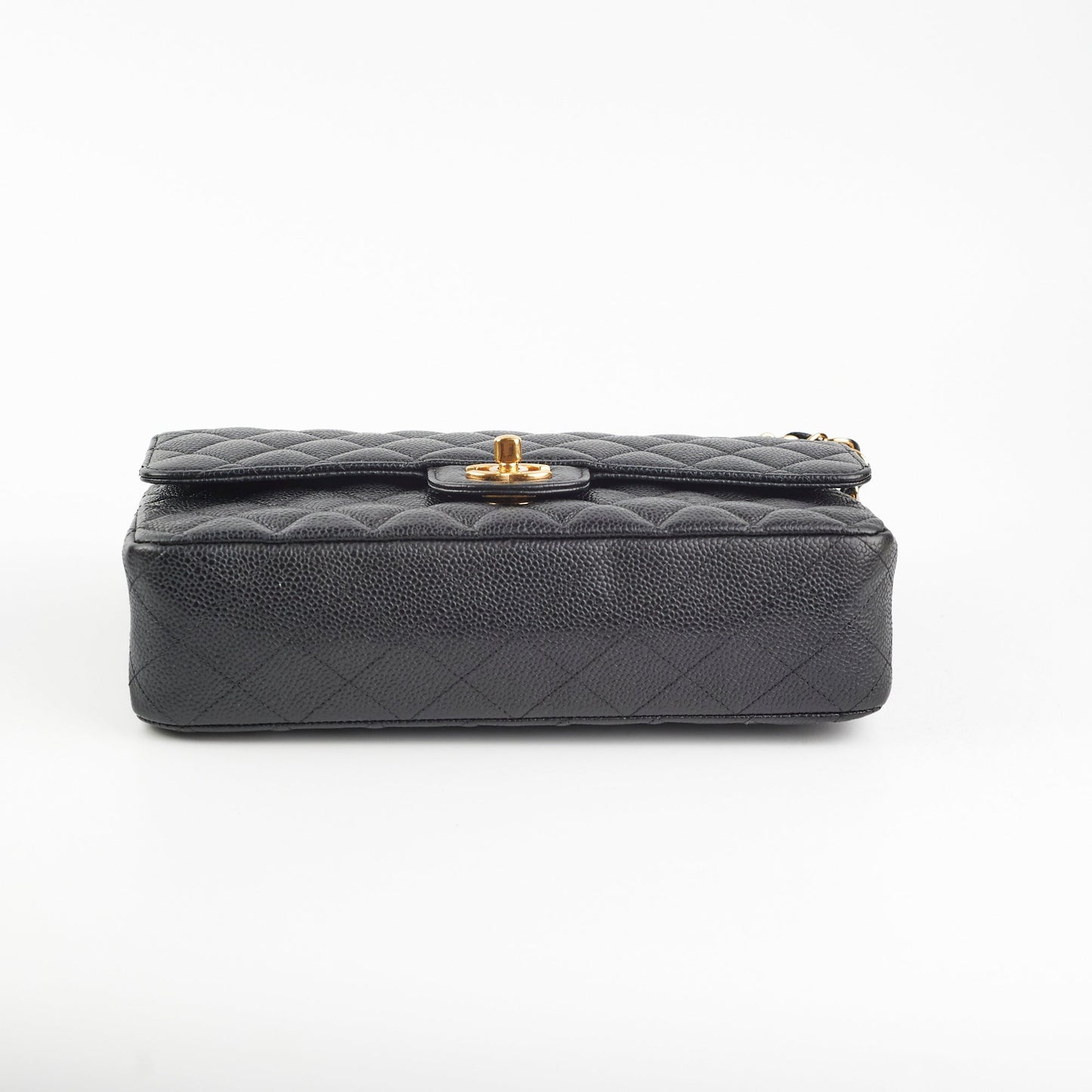 Chanel Medium/Large Caviar Classic Double Flap Black