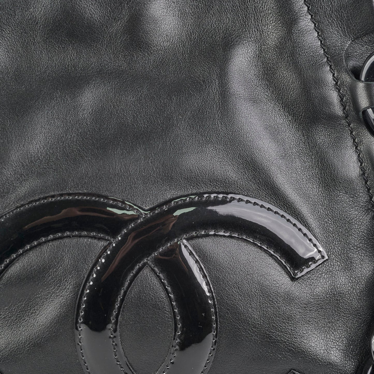 Chanel Resin Modern Chain Tote Black