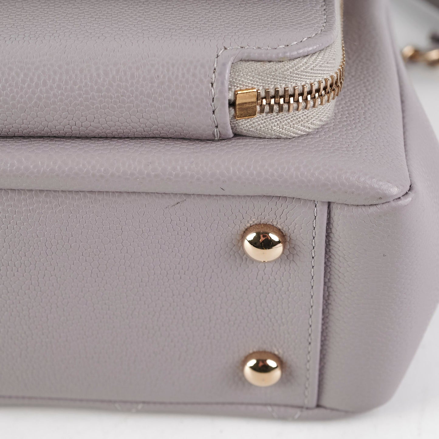 Chanel Small Affinity Caviar Grey Microchip 2022