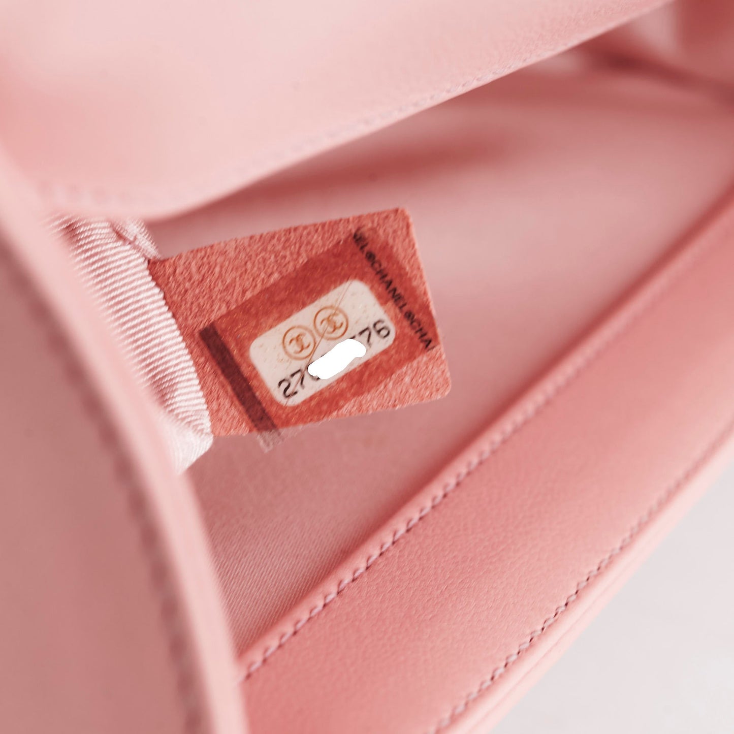 Chanel Old Medium Boy Pink Lambskin