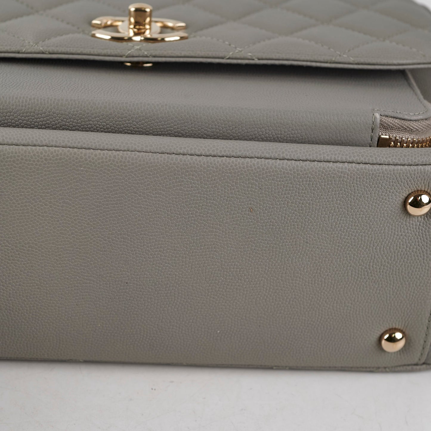 Chanel Medium Business Affinity Grey Caviar