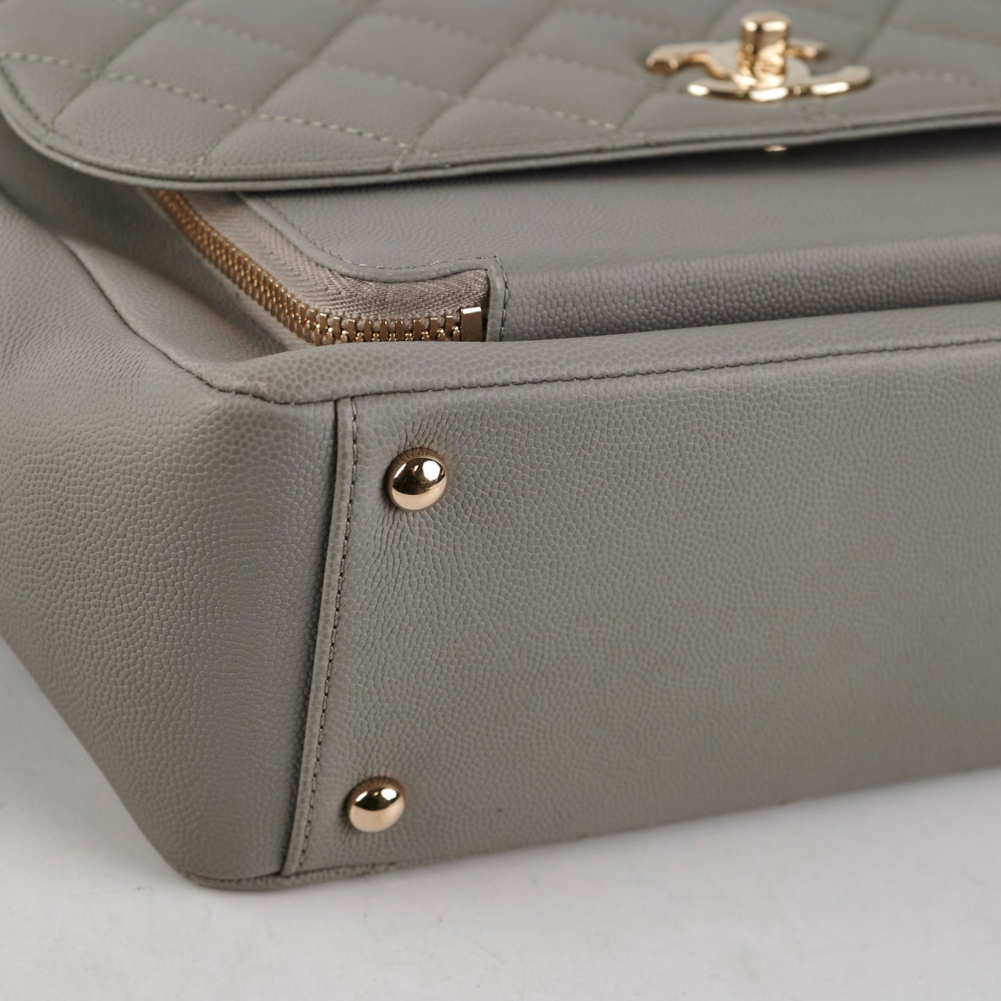 Chanel Medium Business Affinity Grey Caviar