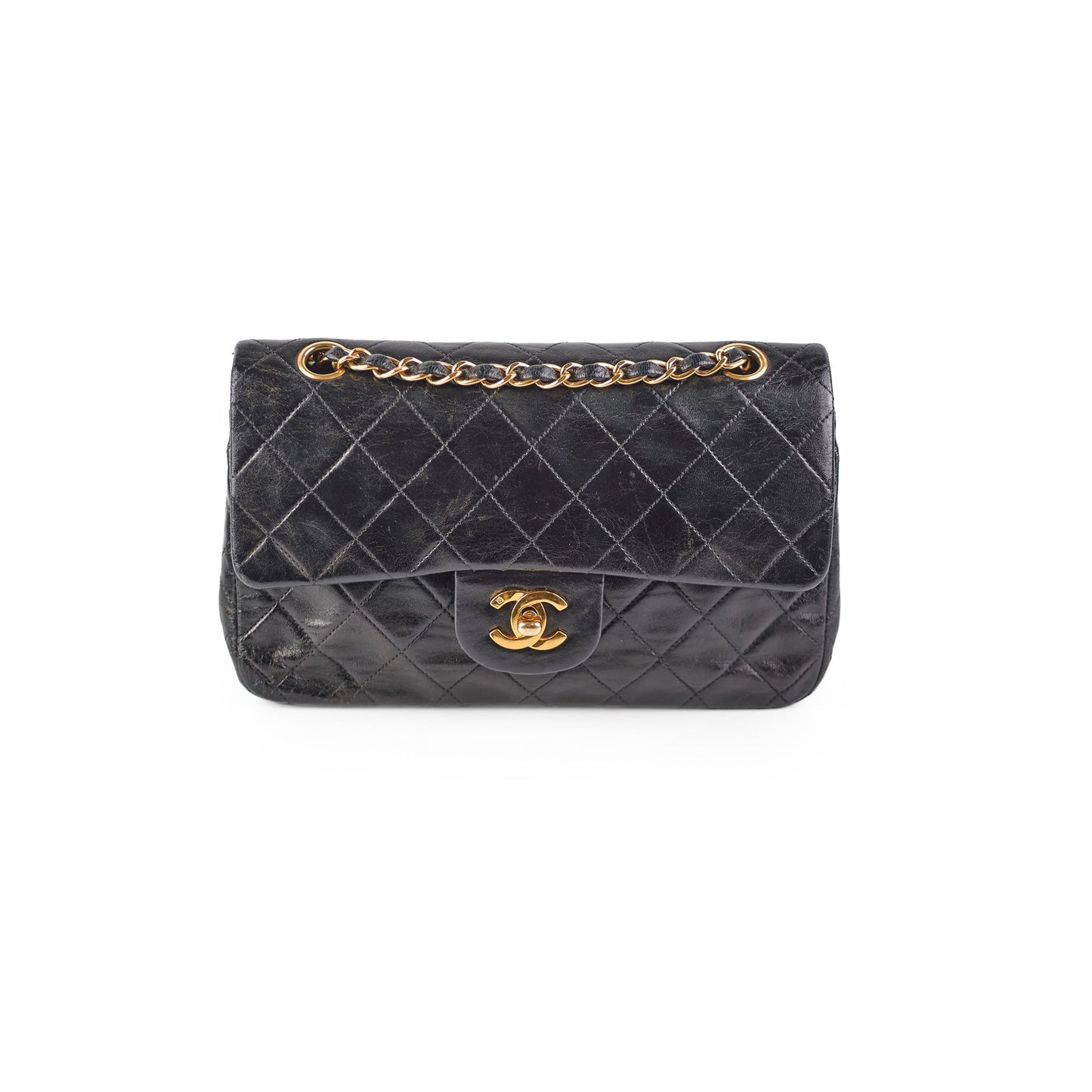 Chanel  Small Classic Flap Lambskin Black - Series 2