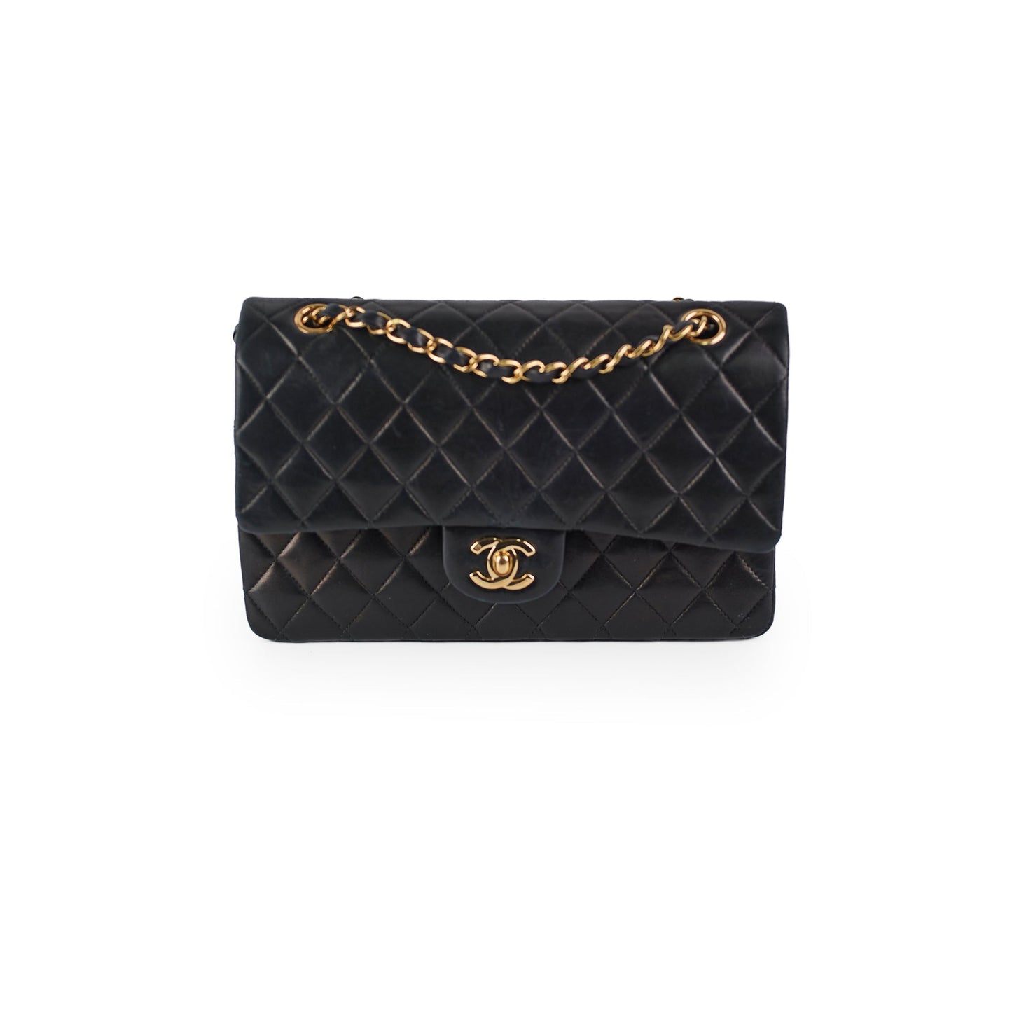 Chanel  Classic Flap M/L Lambskin Black - Series 7