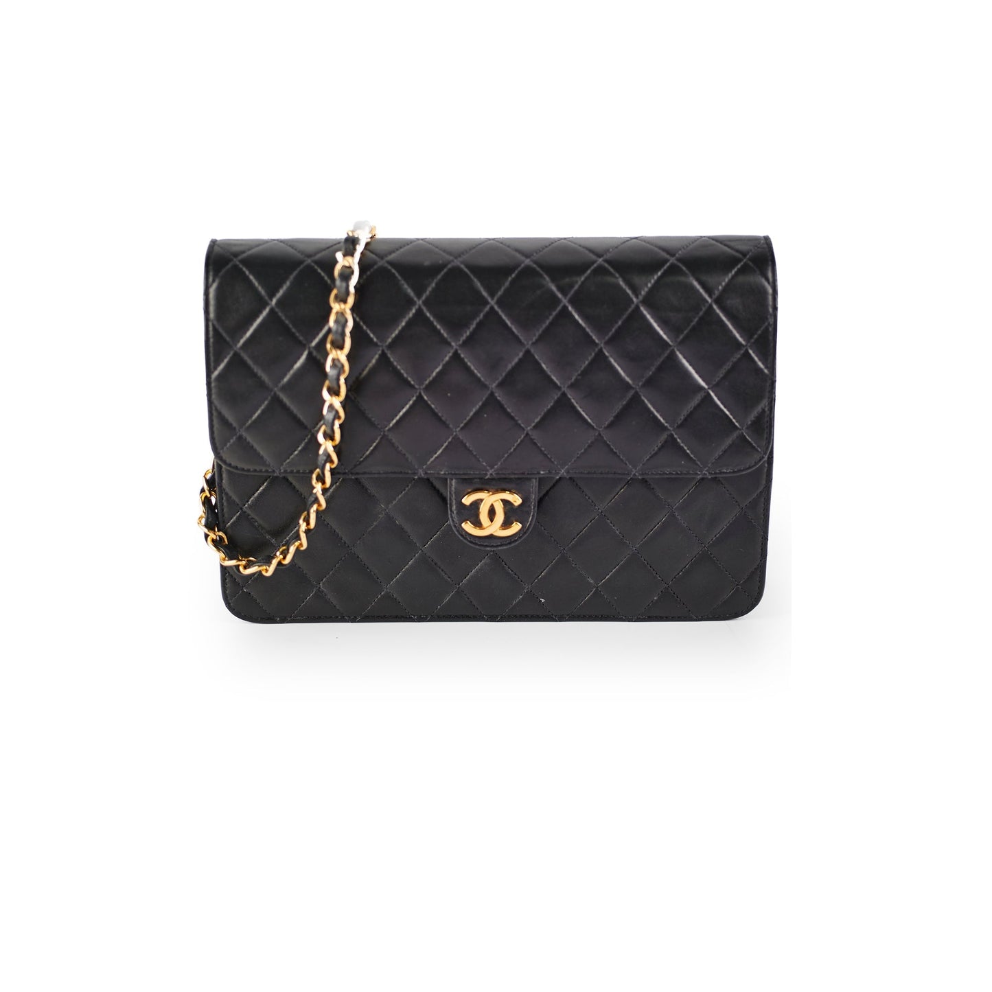 Chanel  Black Flap Lambskin - Series 4