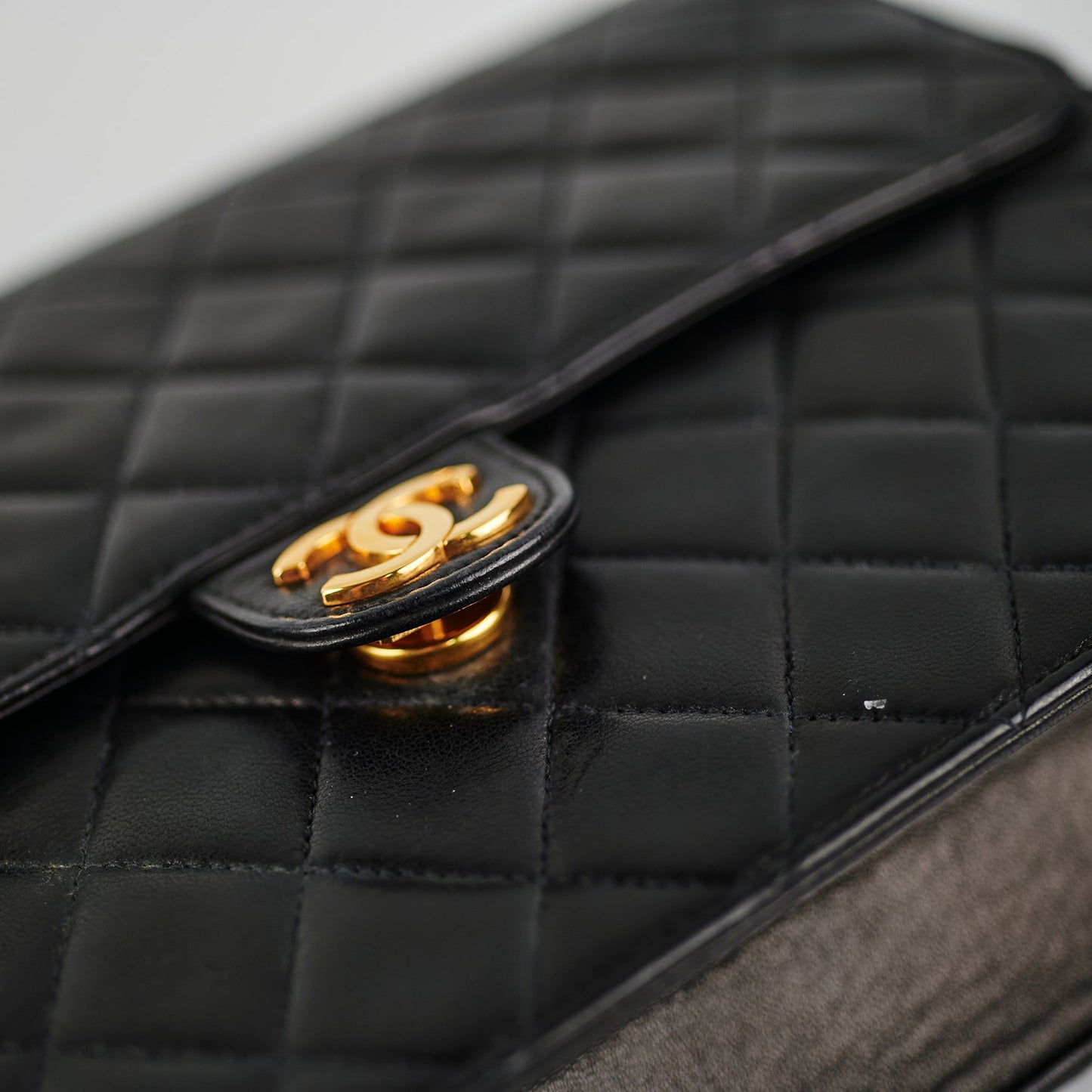 Chanel  Black Flap Lambskin - Series 4