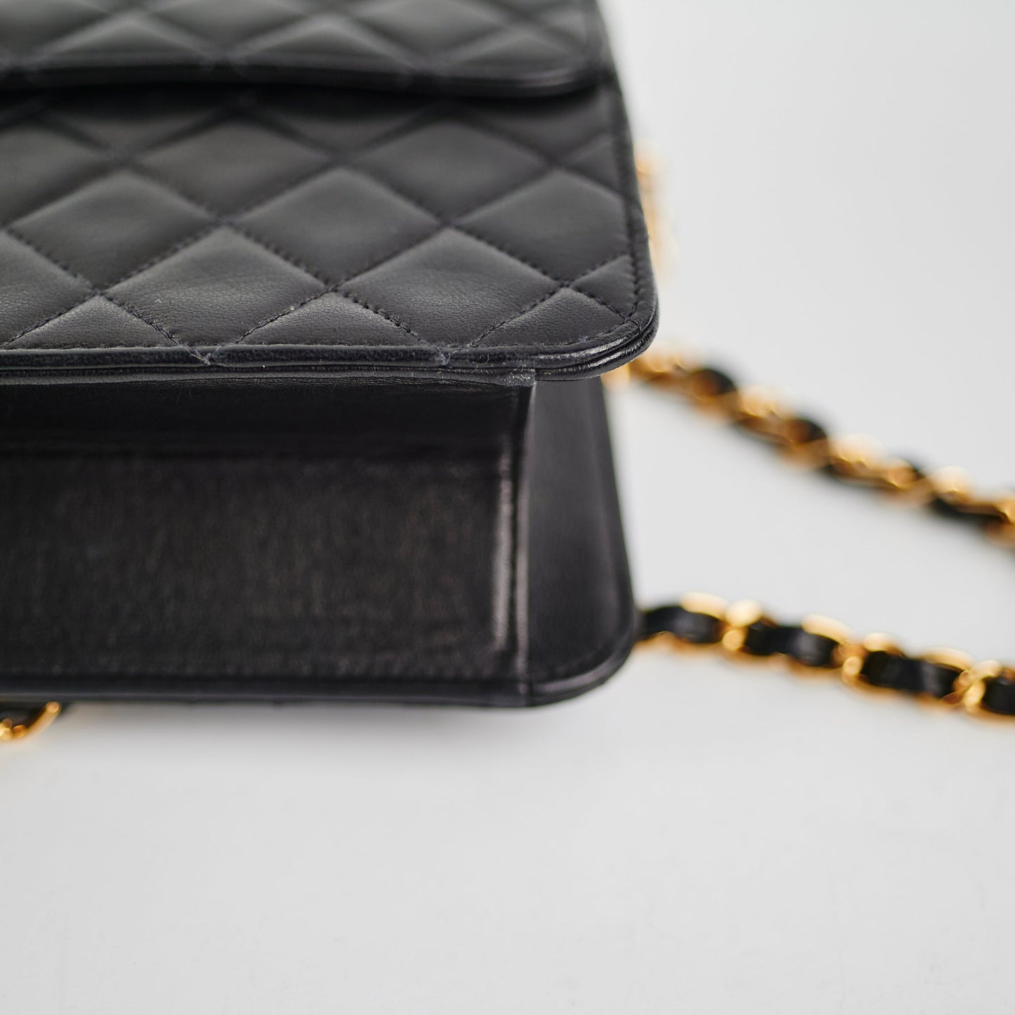 Chanel  Black Flap Lambskin - Series 4