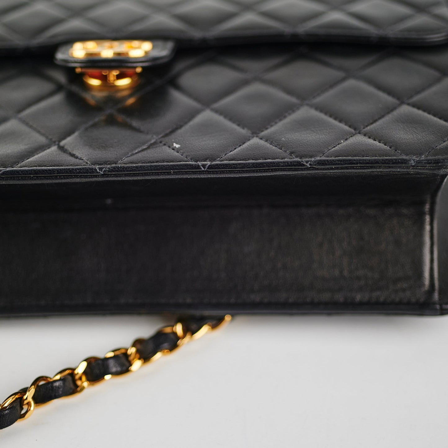 Chanel  Black Flap Lambskin - Series 4