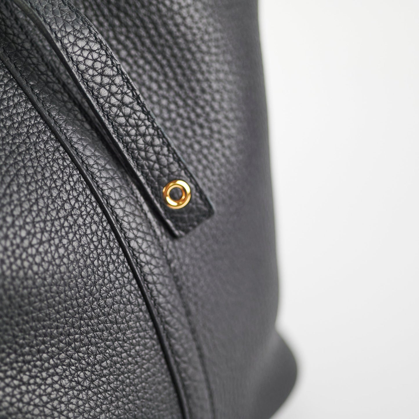 Hermes Picotin 22 Clemence Black