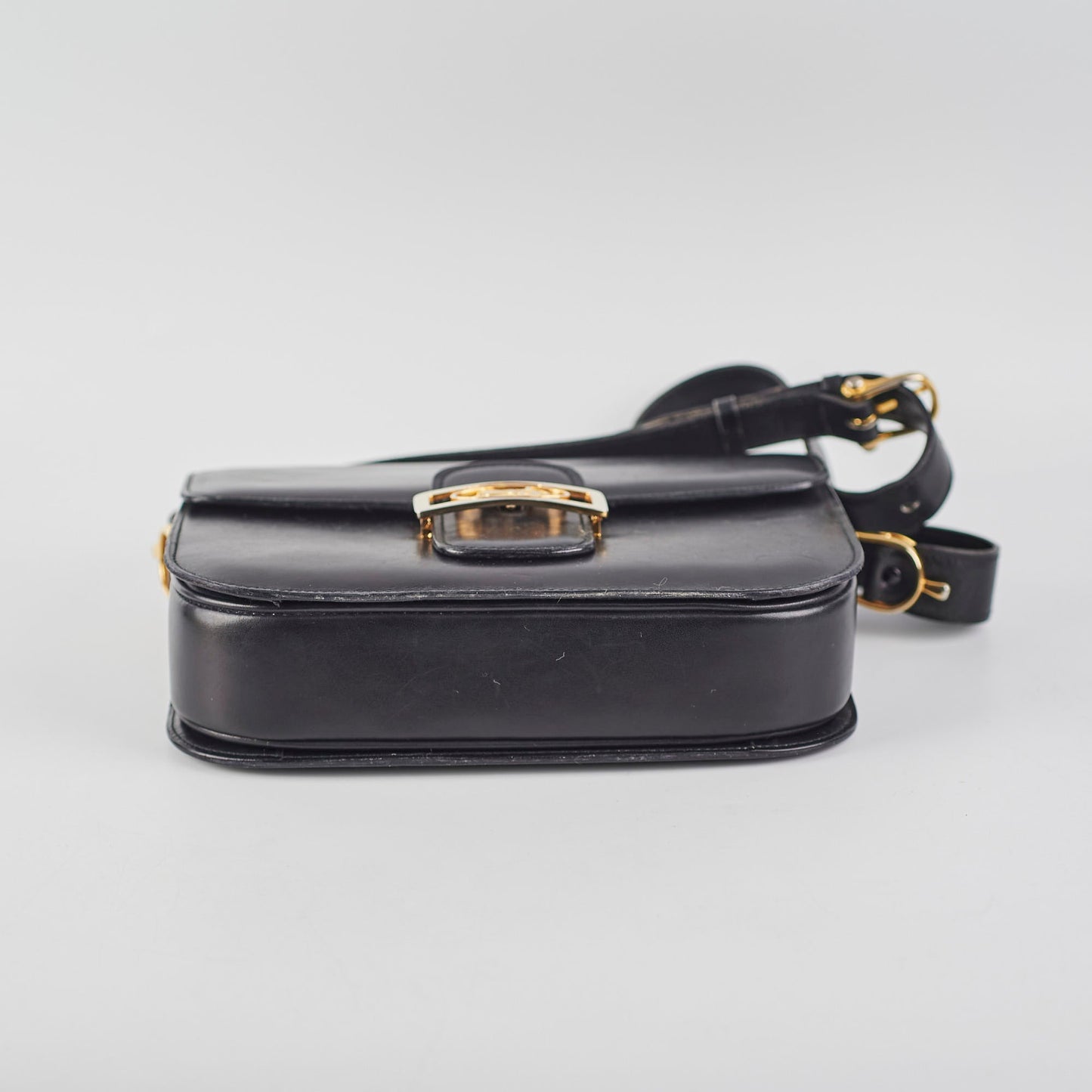 Luxury CELINE Horse Carriage Bag Black