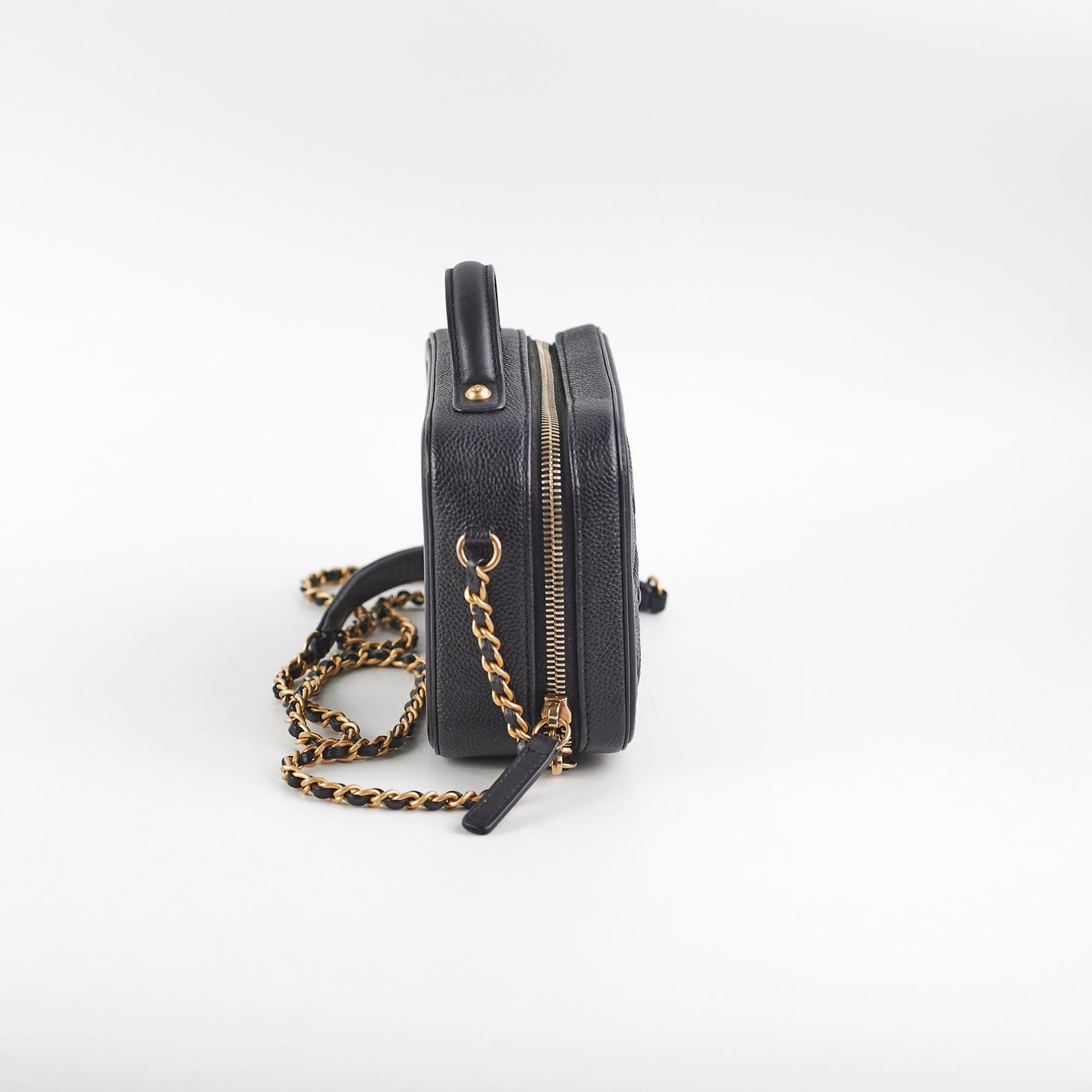 Chanel Small Filigree Vanity Black Caviar