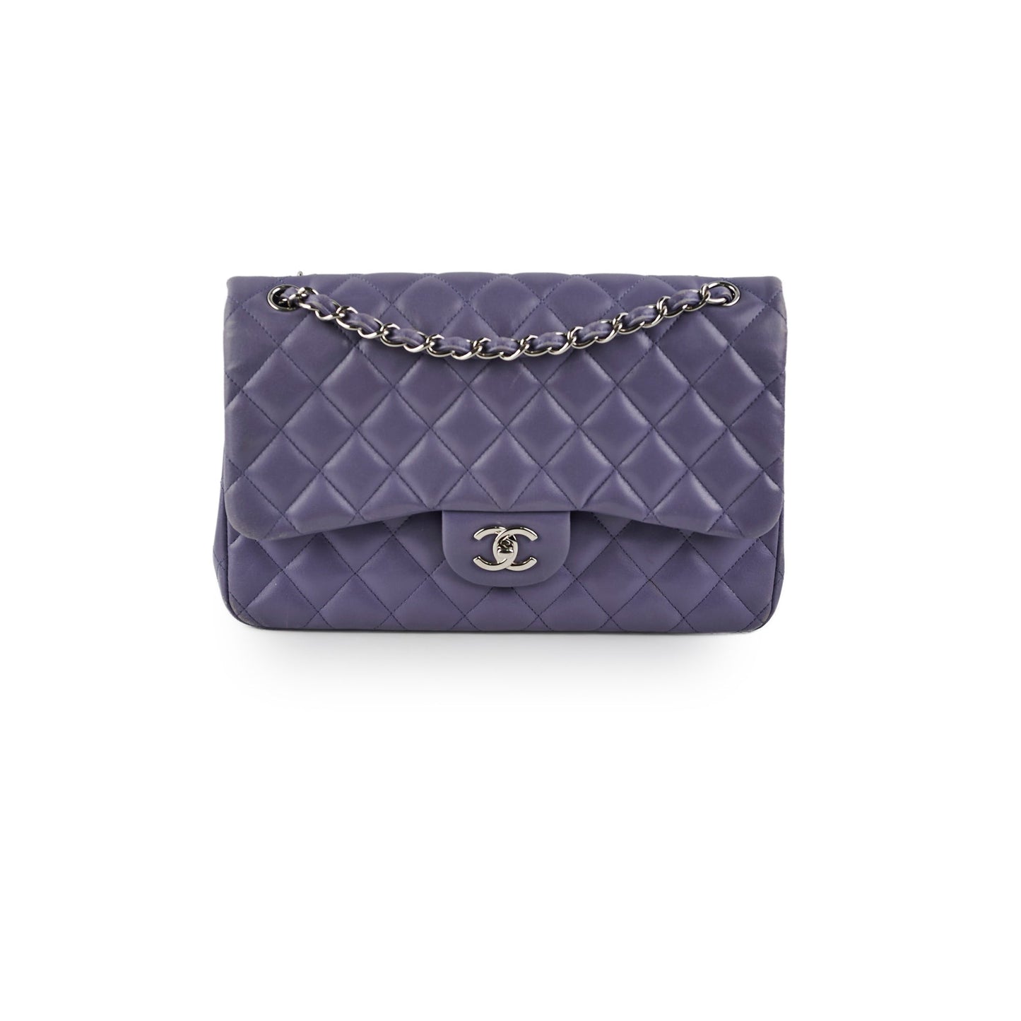 Chanel Jumbo Double Classic Flap Purple