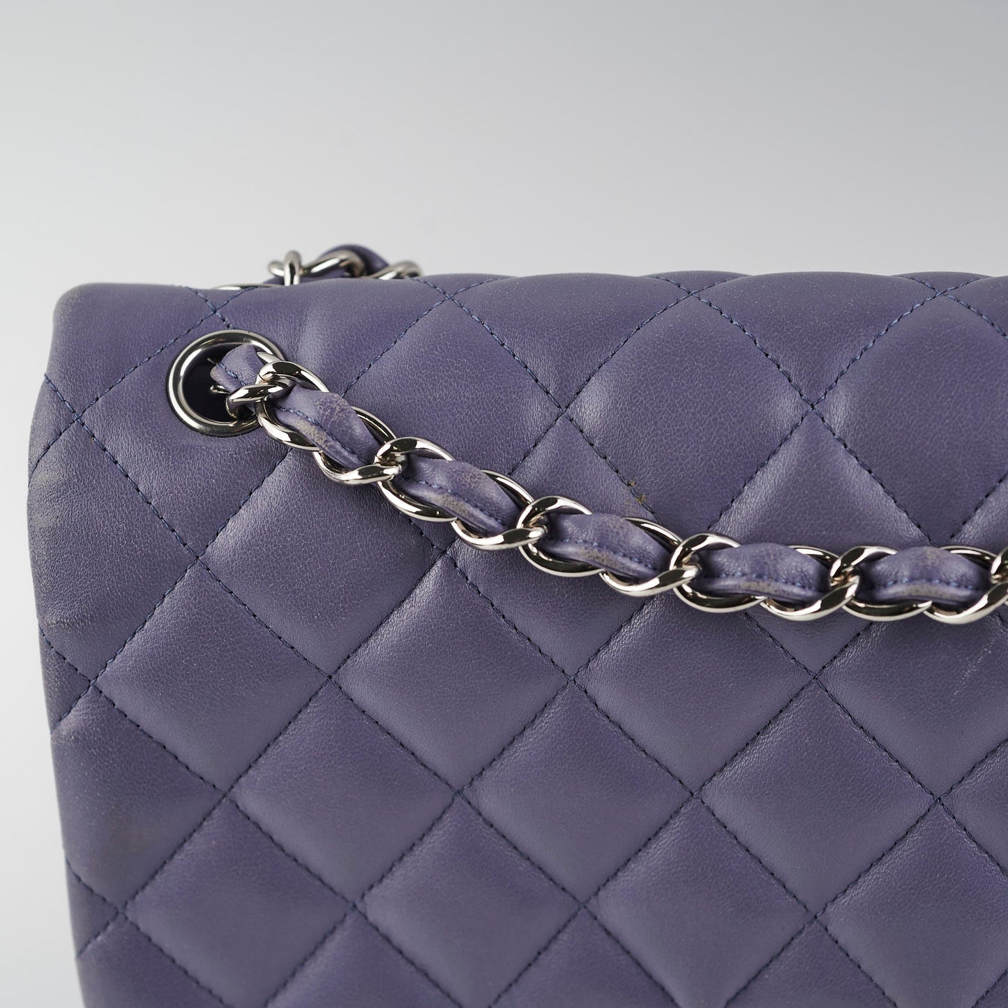 Chanel Jumbo Double Classic Flap Purple