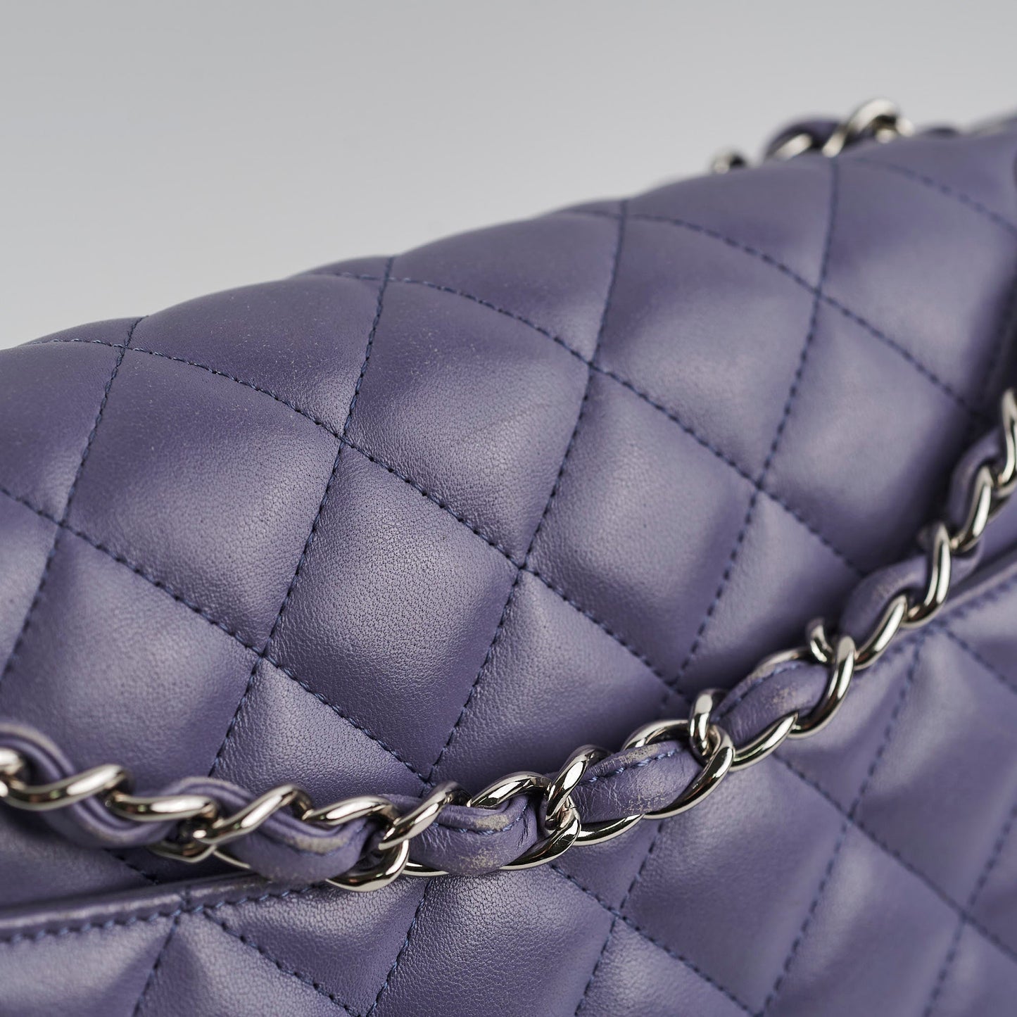 Chanel Jumbo Double Classic Flap Purple