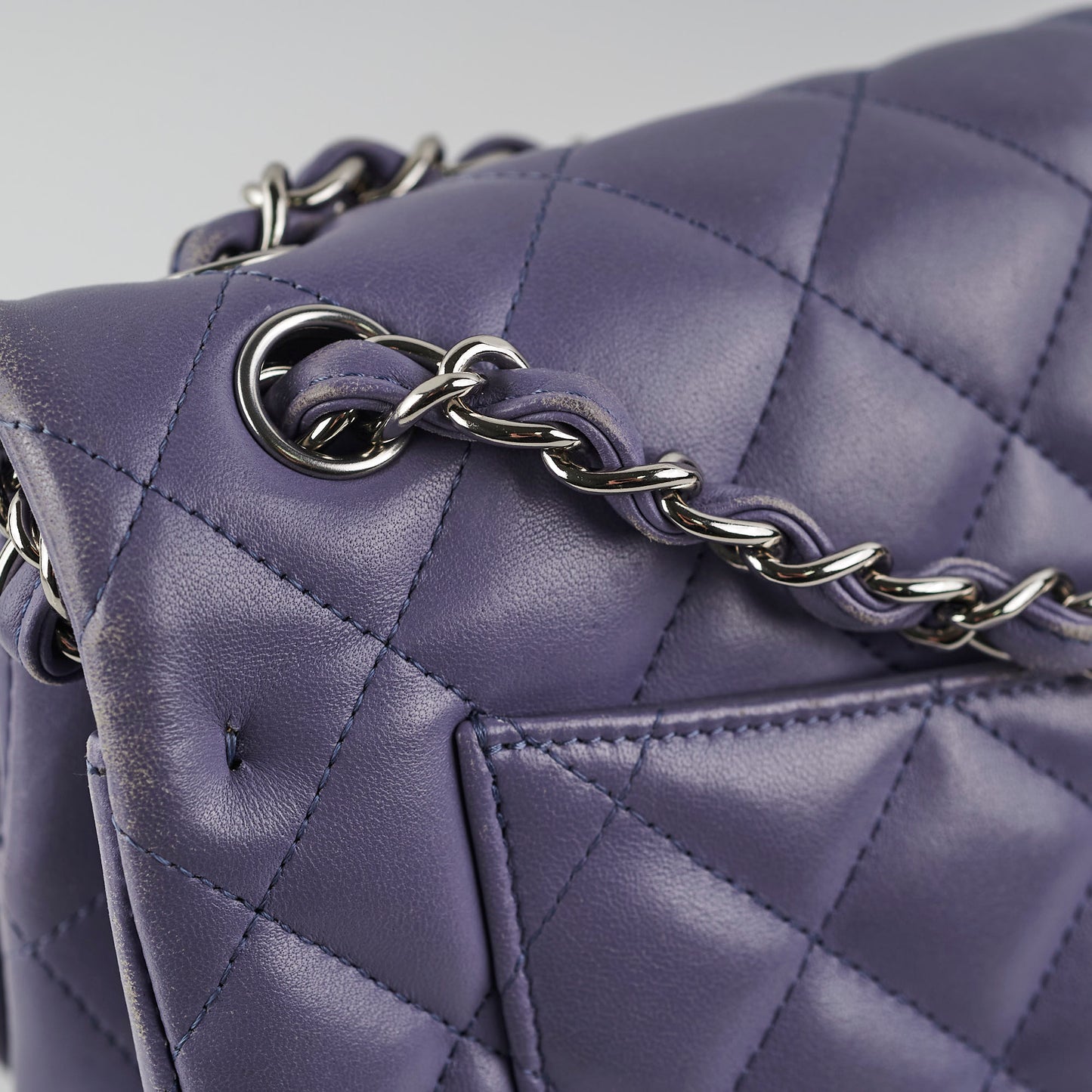 Chanel Jumbo Double Classic Flap Purple