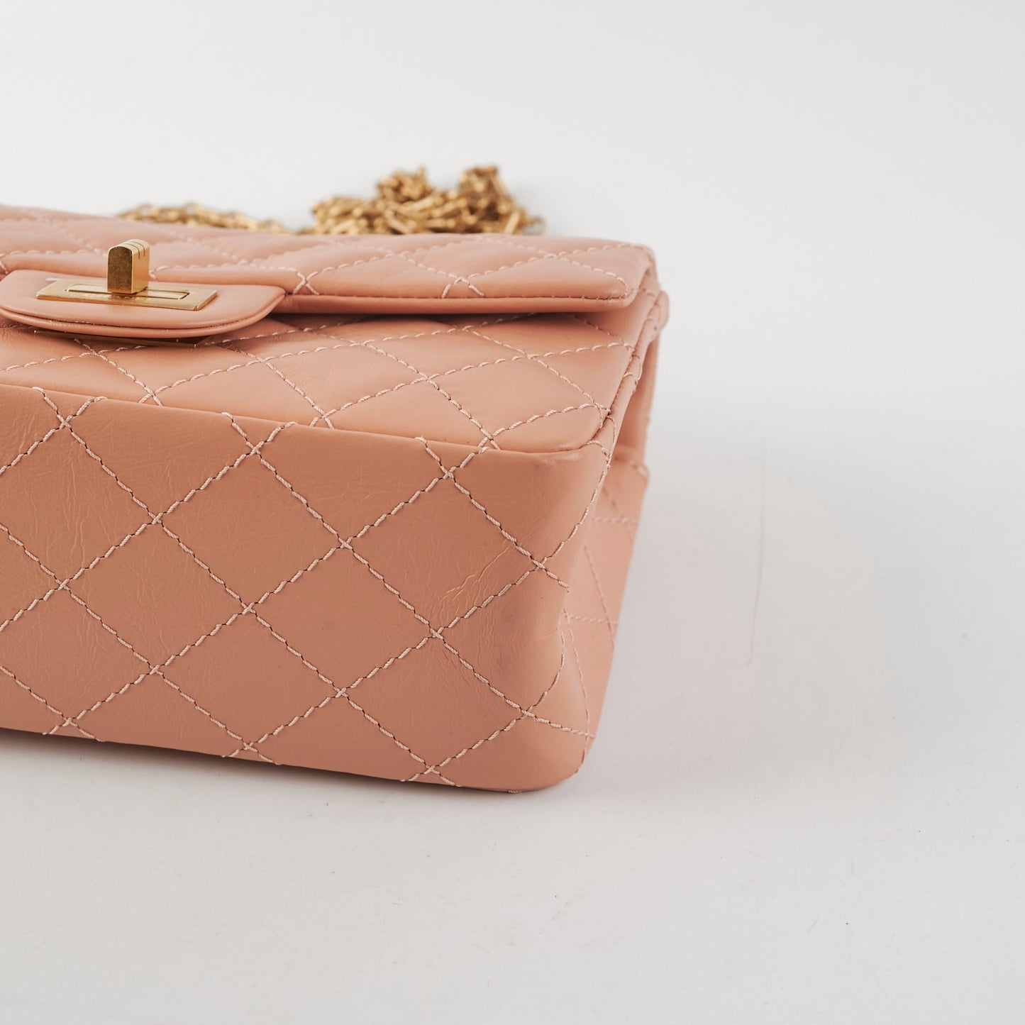 Chanel Mini Reissue Peach Microchip