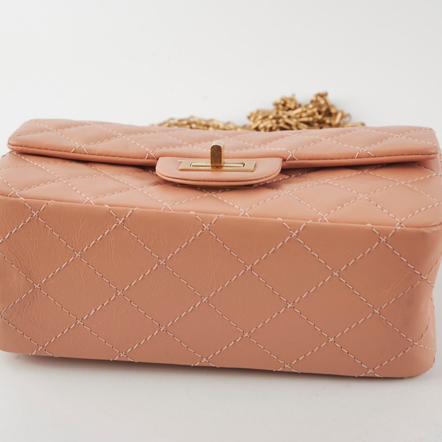Chanel Mini Reissue Peach Microchip