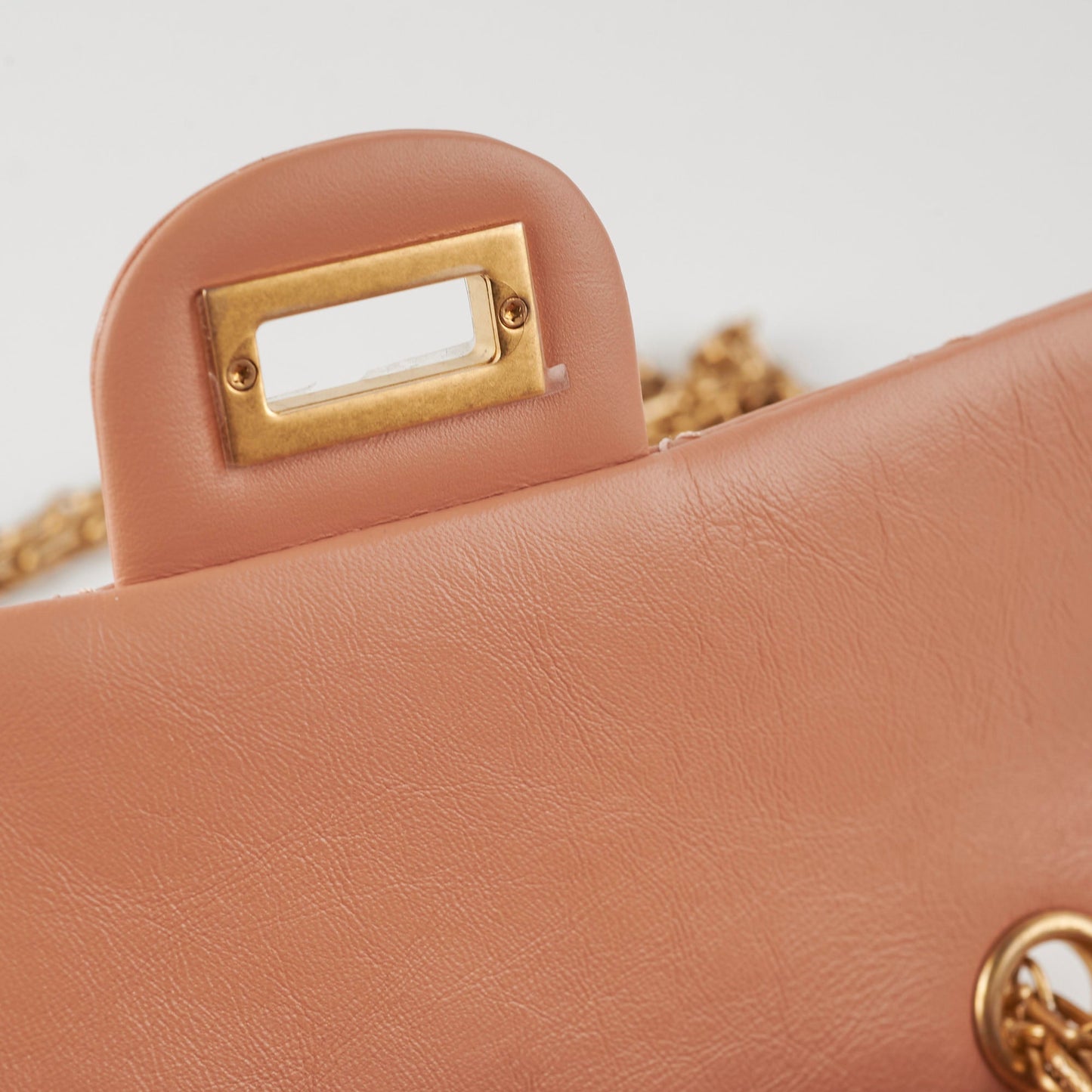 Chanel Mini Reissue Peach Microchip