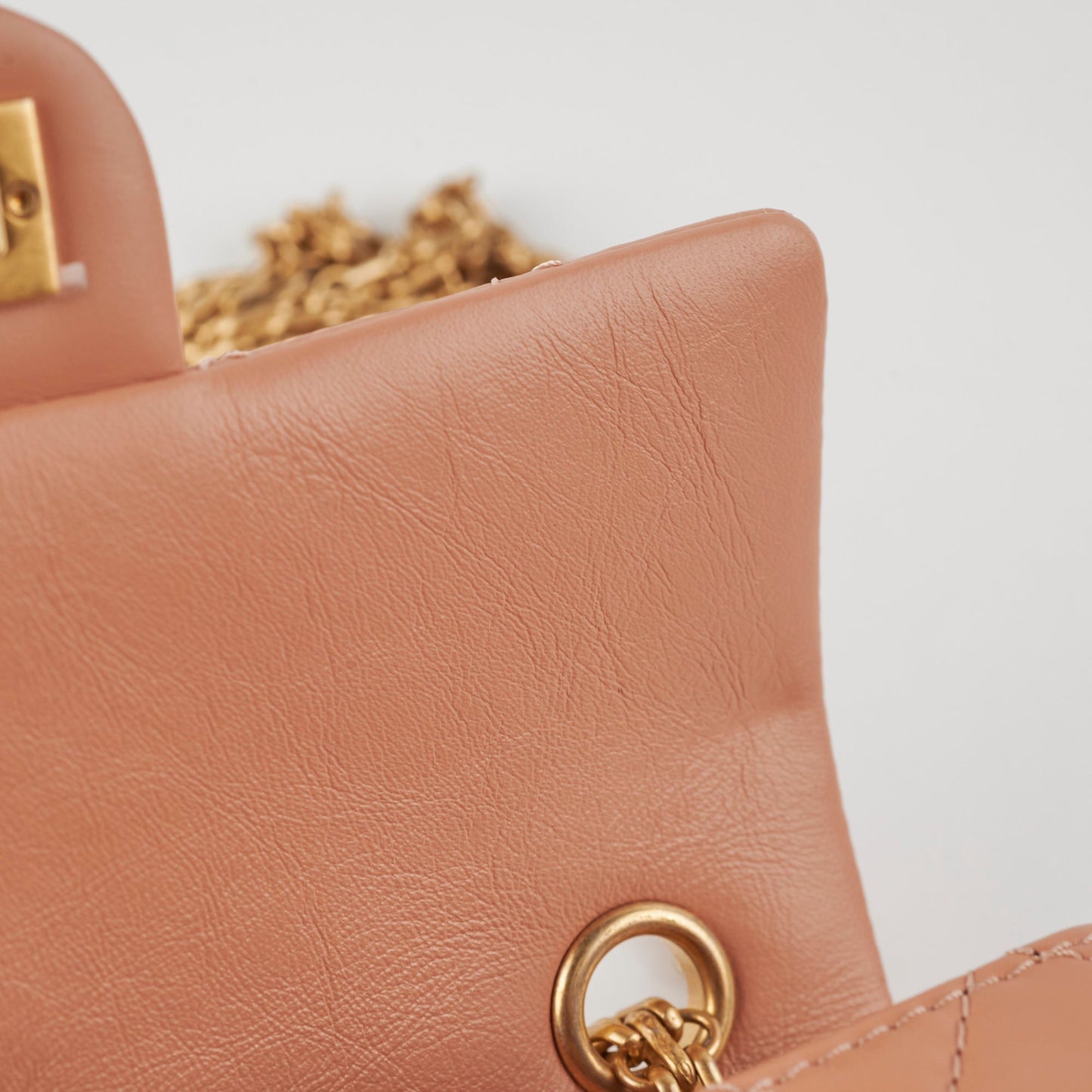 Chanel Mini Reissue Peach Microchip