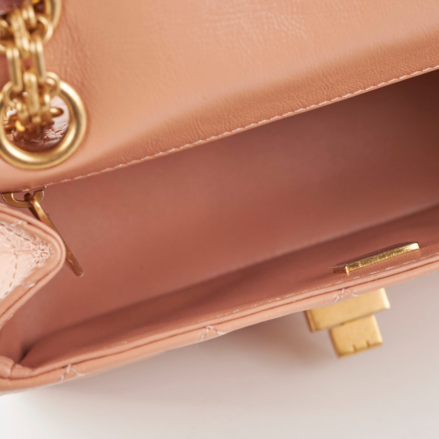 Chanel Mini Reissue Peach Microchip