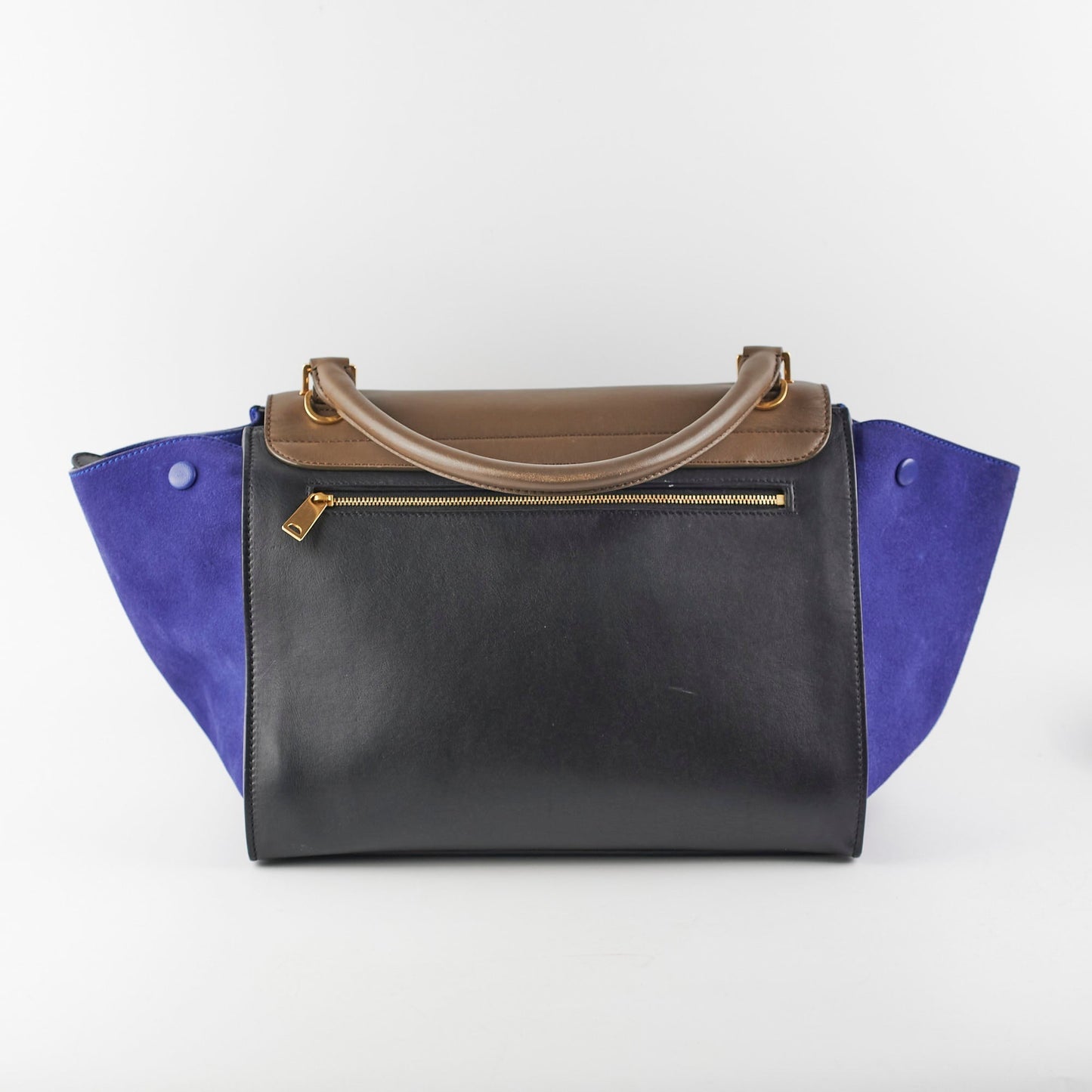 Luxury CELINE Medium Trapeze Tricolour