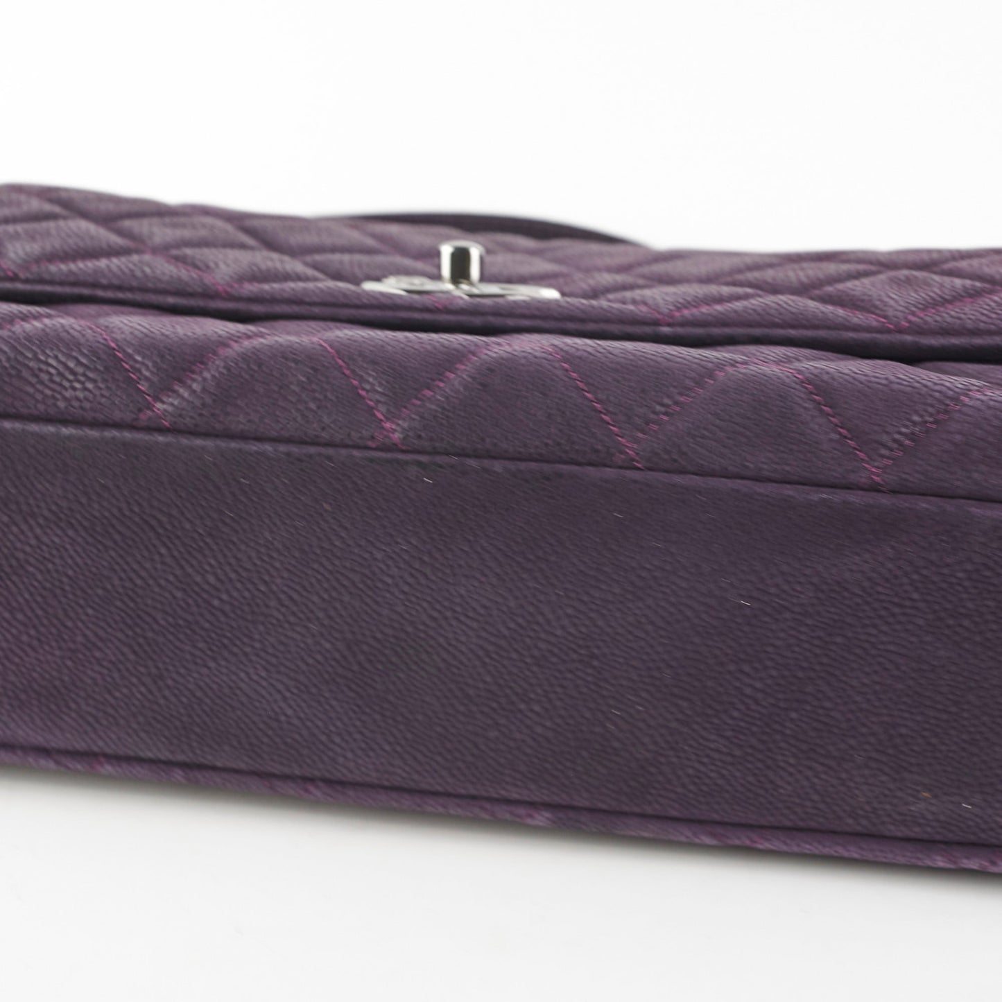 Chanel Seasonal Flap Caviar Purple