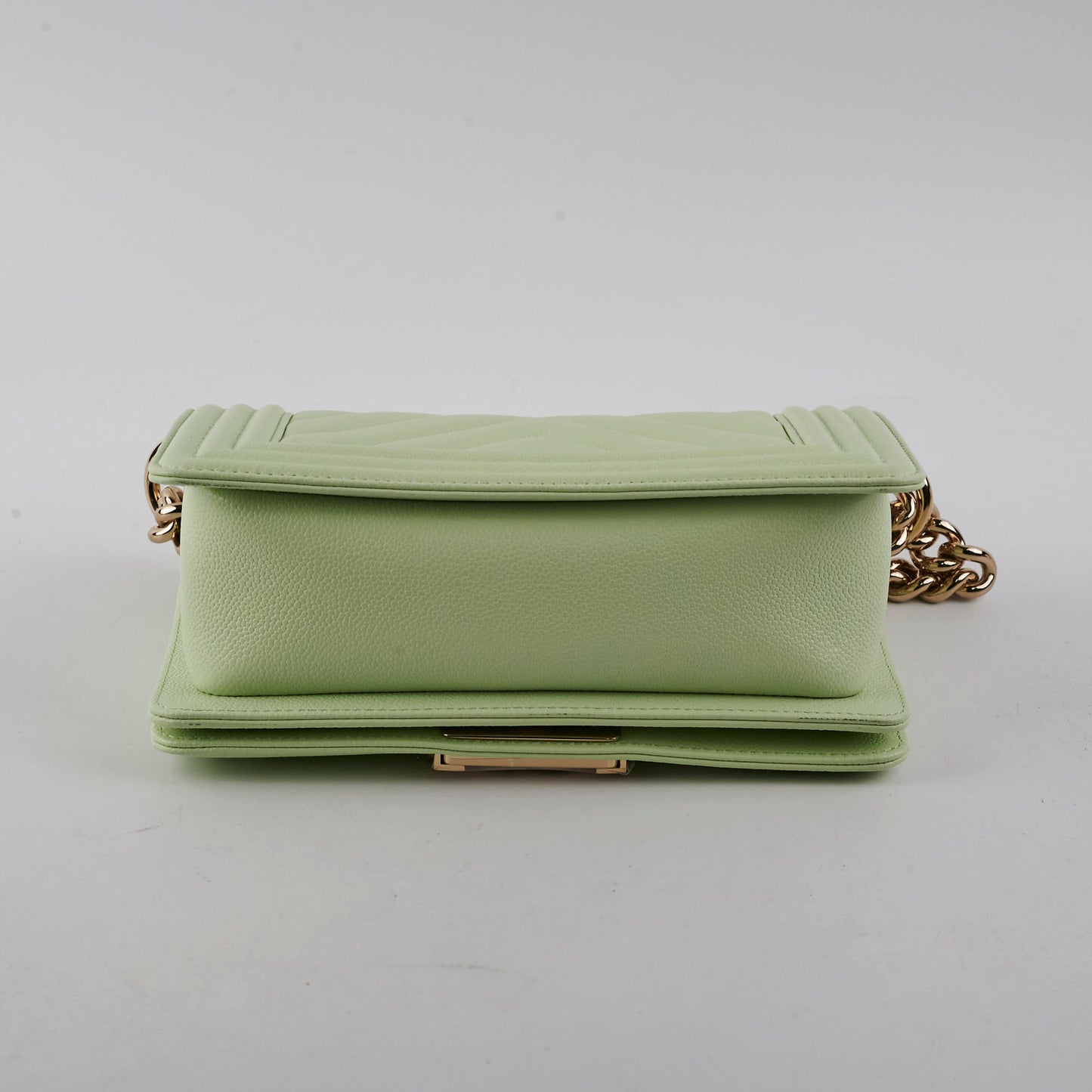 Chanel Caviar Boy Small Light Green (2022)