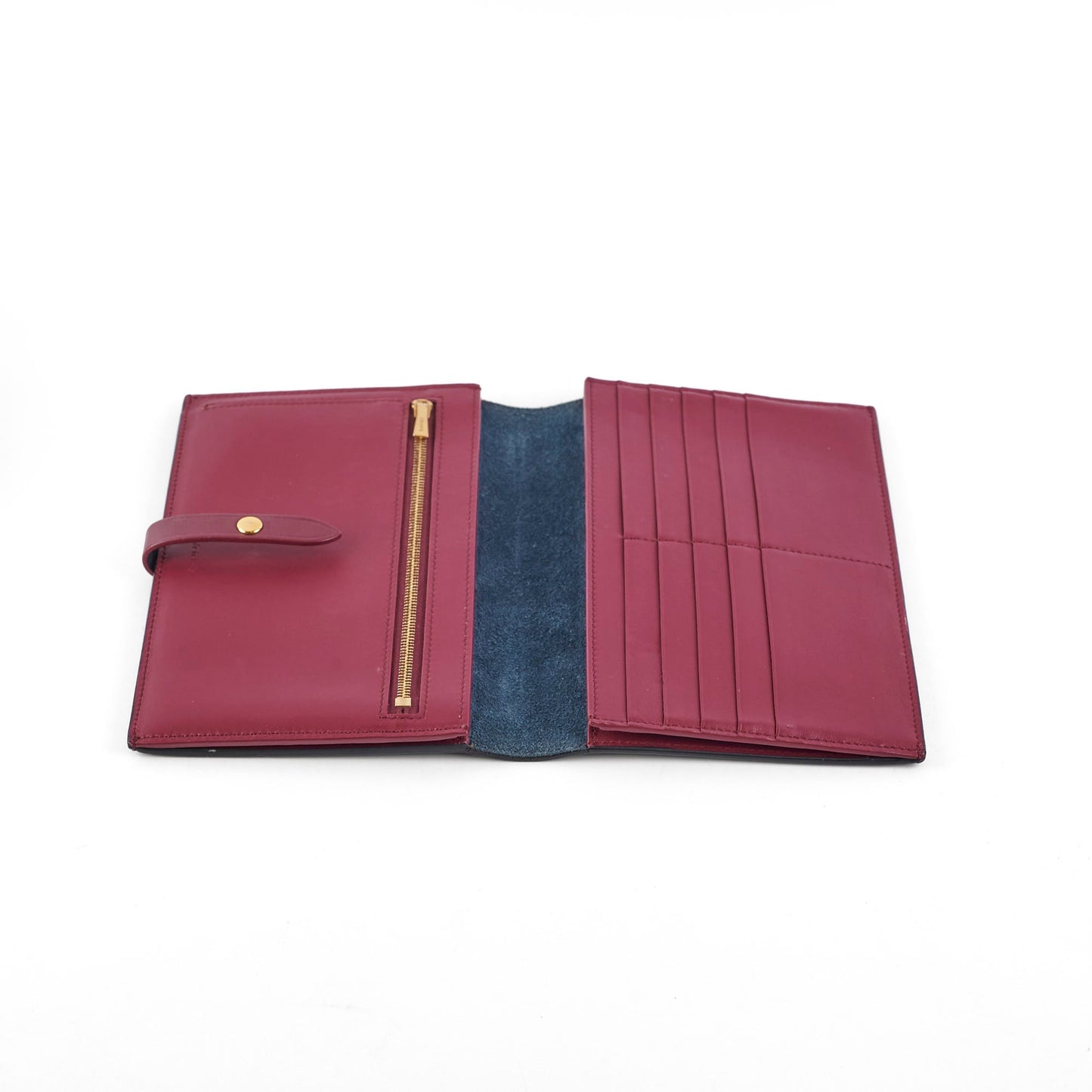 Luxury CELINE Large Bicolour Strap Wallet
