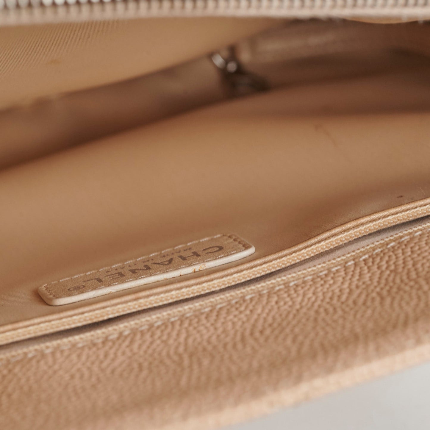 Chanel GST Caviar Grand Shopping Tote Beige