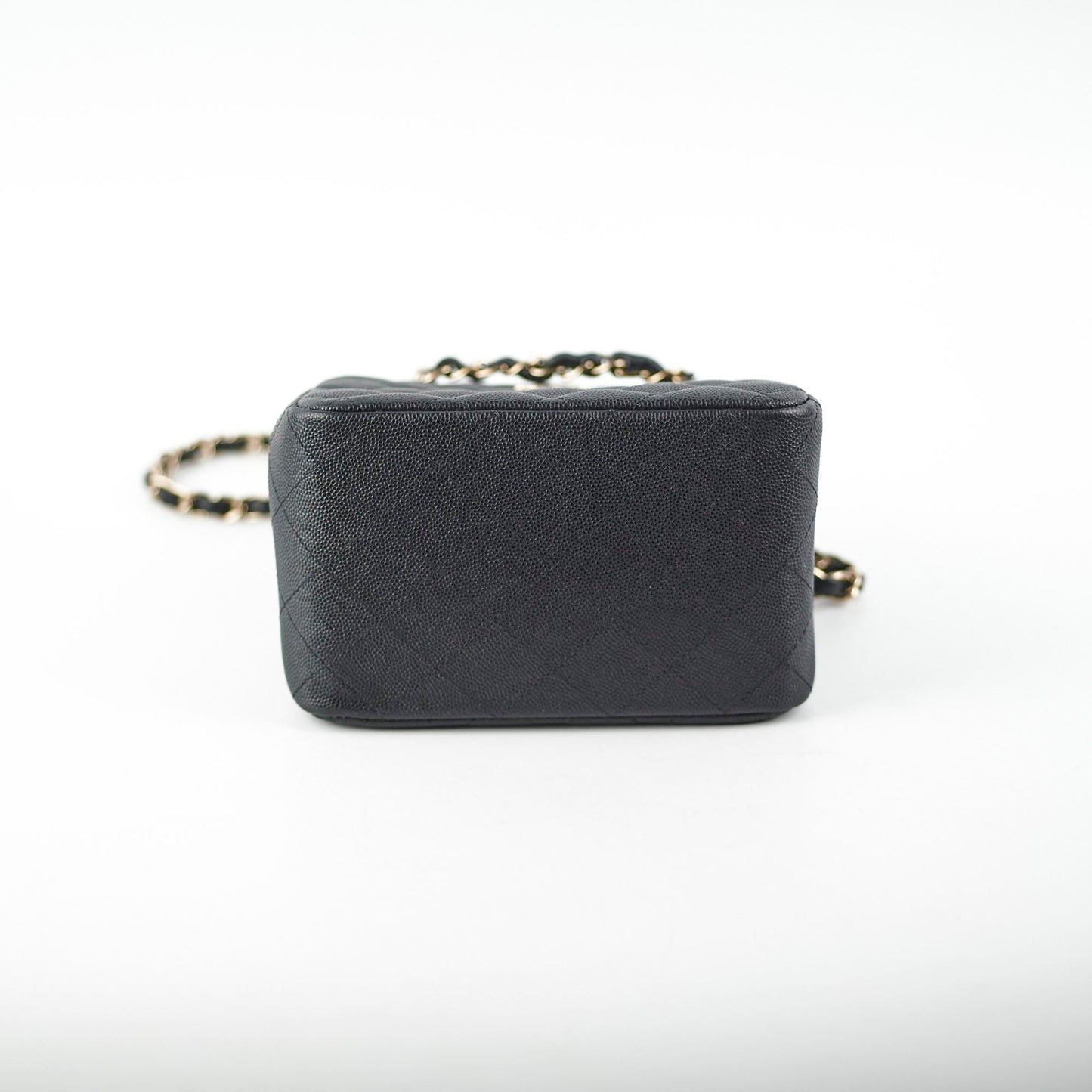 Chanel Seasonal Mini Tote Caviar Black