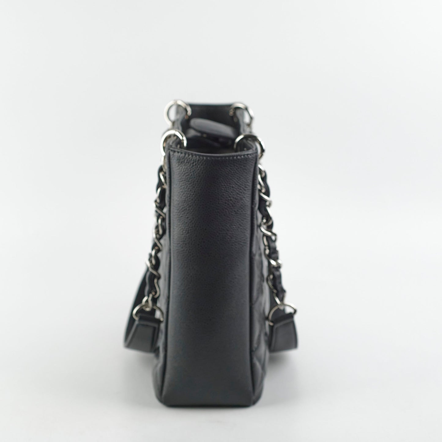 Chanel Caviar PST Petite Shopping Tote Black