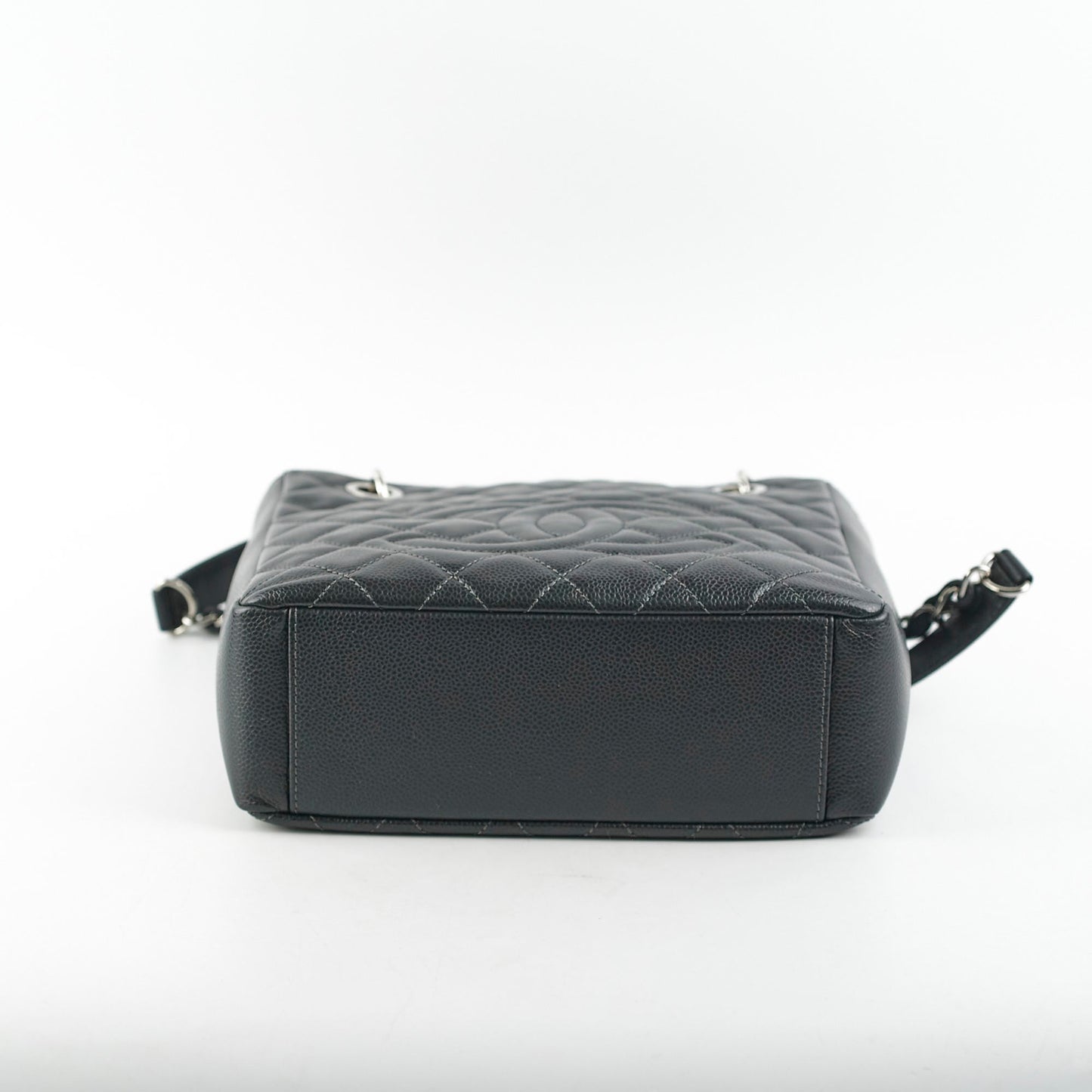 Chanel Caviar PST Petite Shopping Tote Black