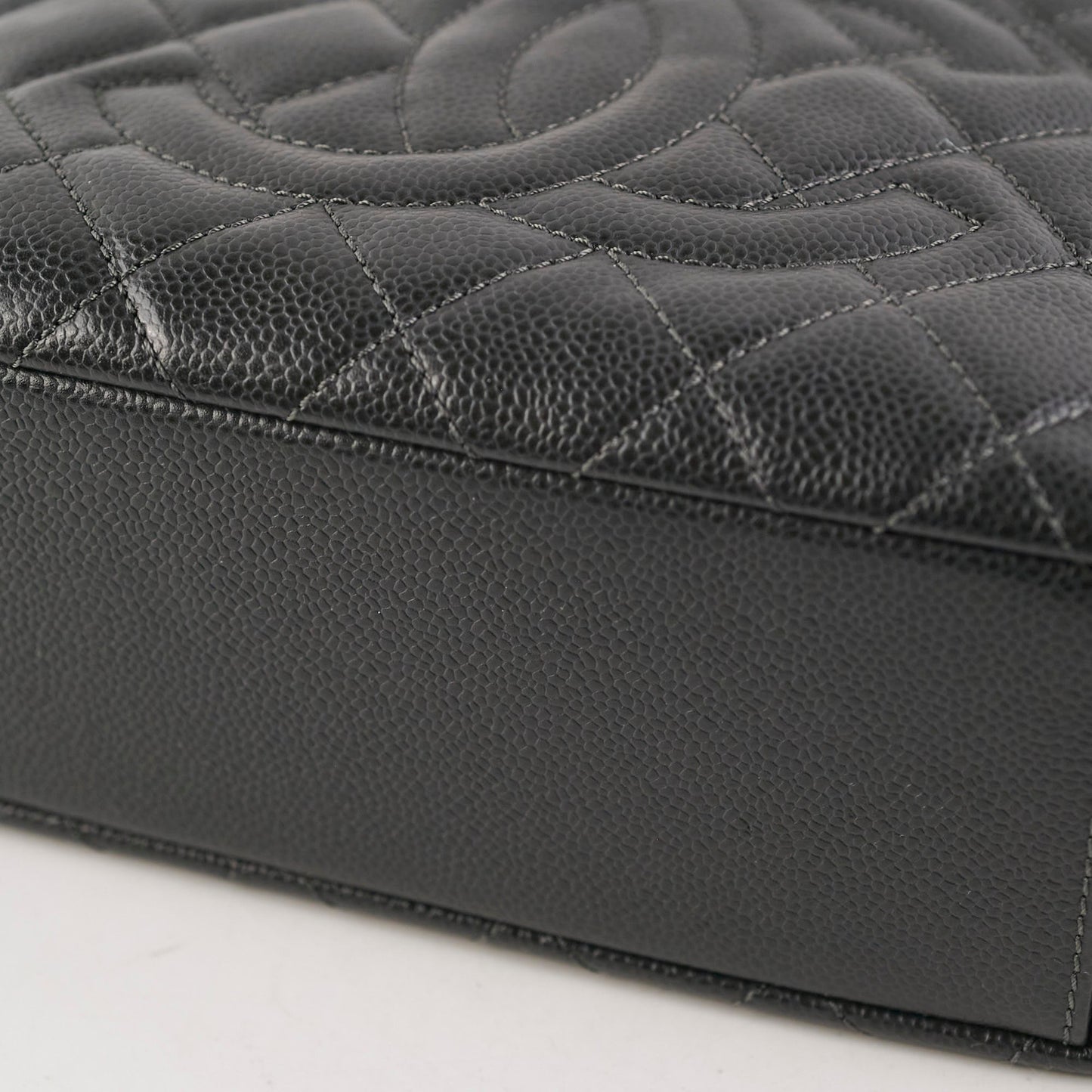 Chanel Caviar PST Petite Shopping Tote Black