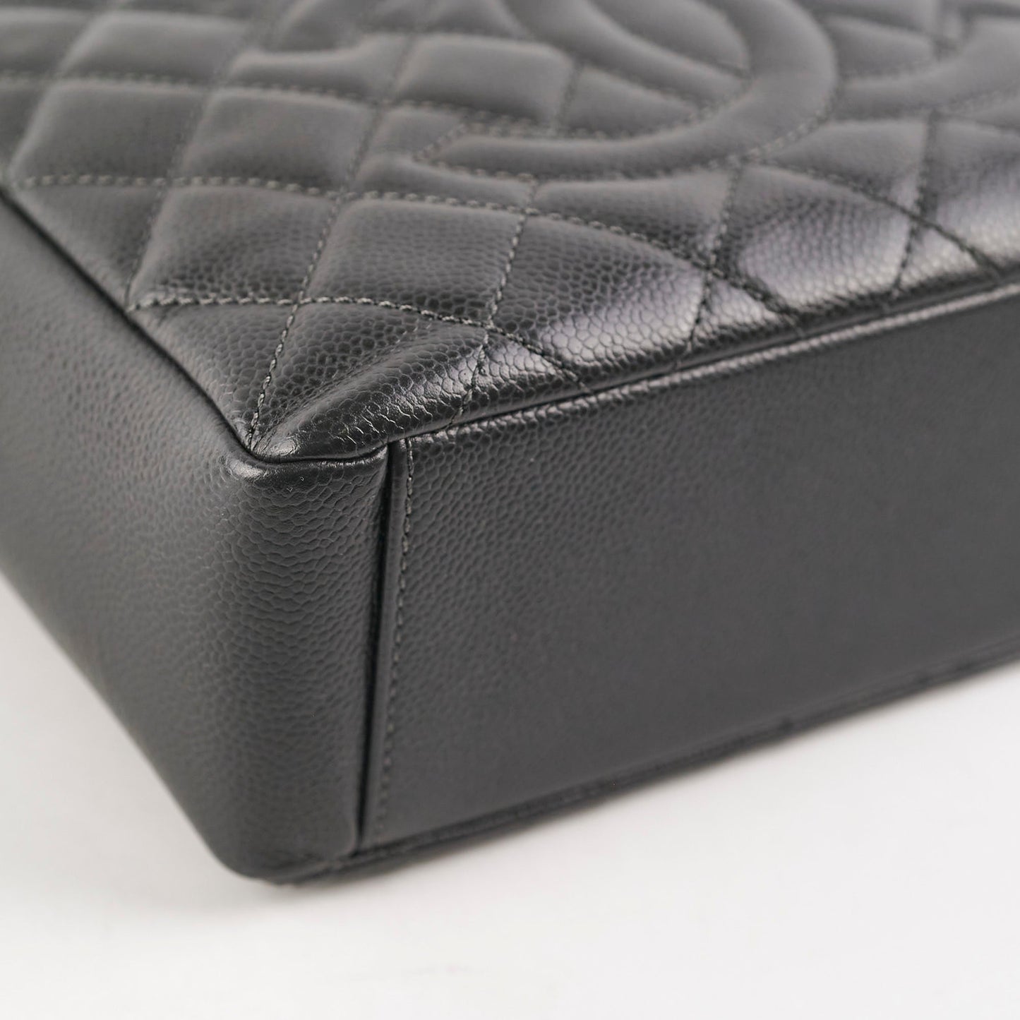 Chanel Caviar PST Petite Shopping Tote Black