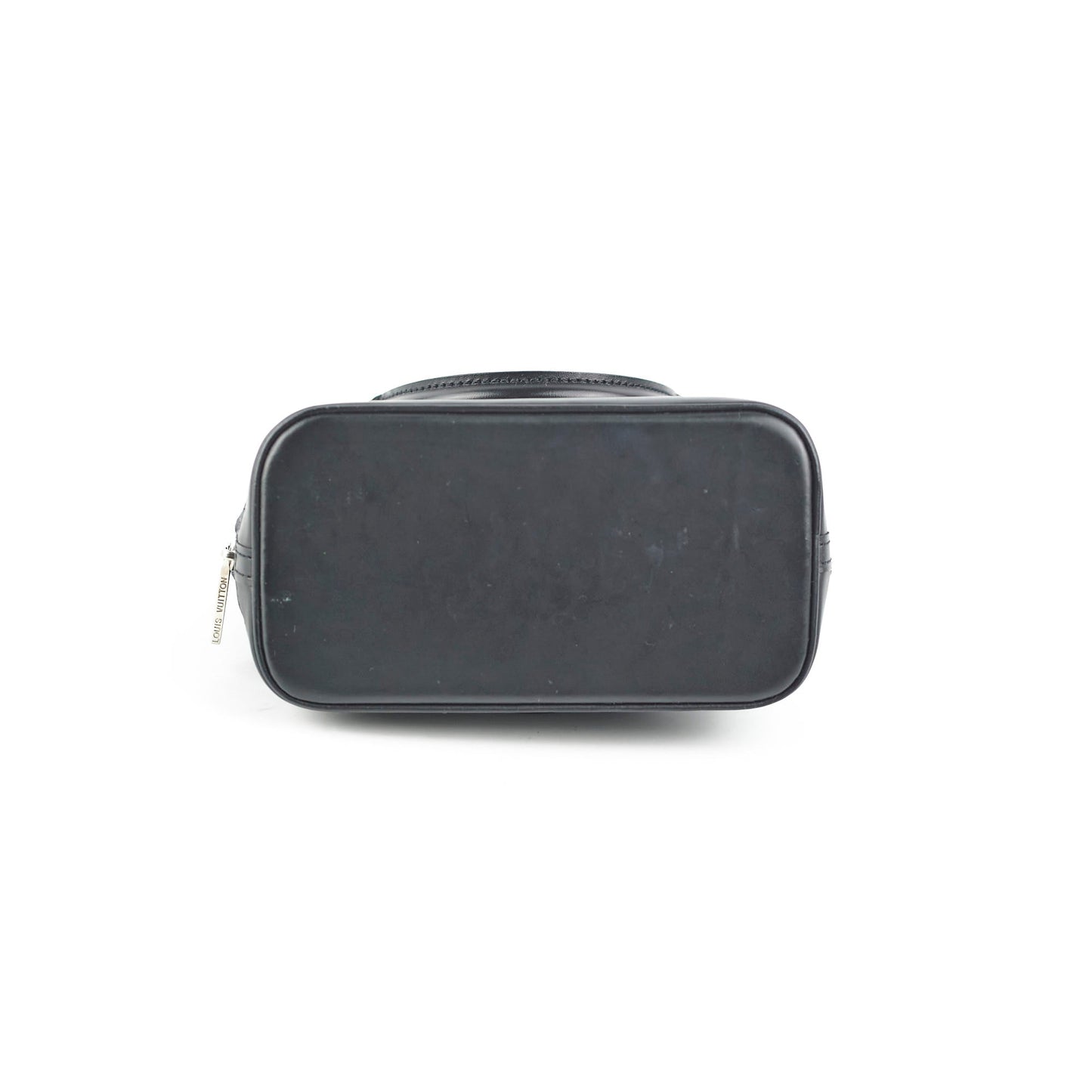 Louis Vuitton Mini Alma Satin Crossbody Black