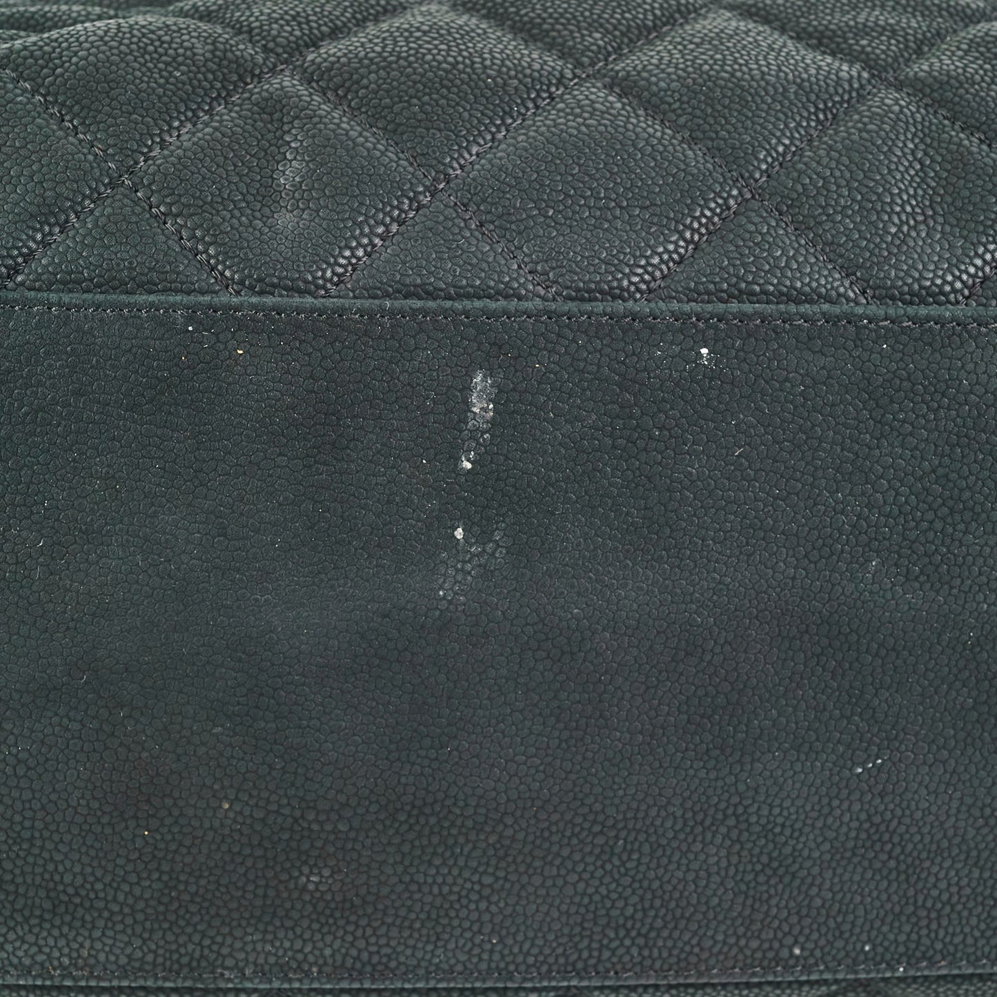 Chanel Caviar Turnlock Top Handle Tote Bag Black