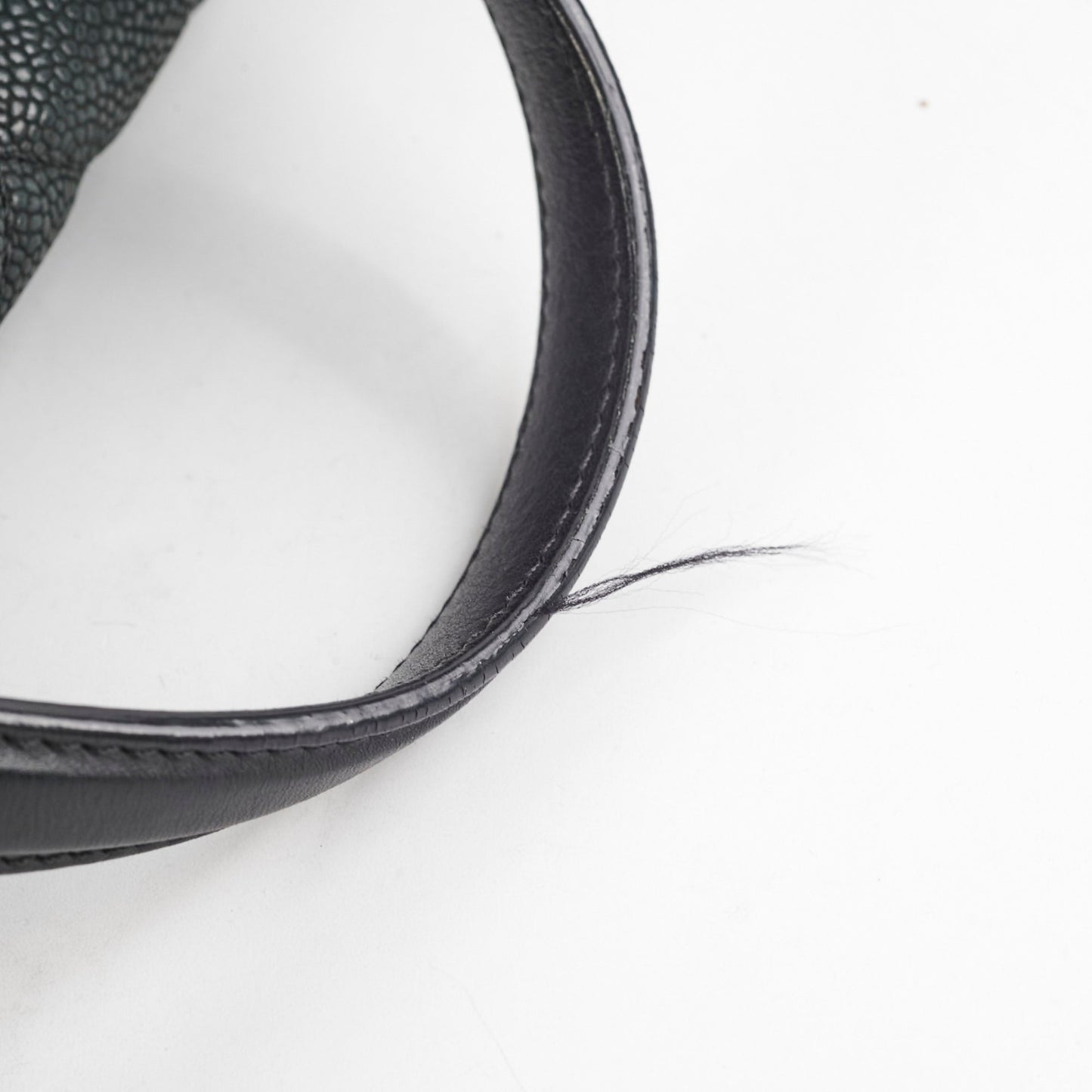 Chanel Caviar Turnlock Top Handle Tote Bag Black