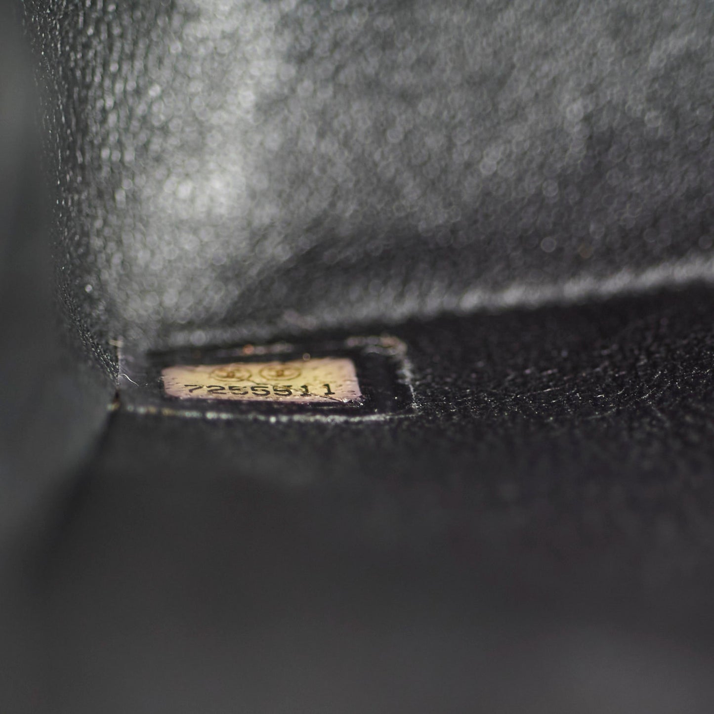 Chanel  Small Caviar Classic Flap Black 24k Gold Plating 7 Series