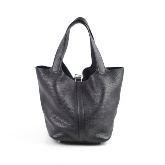 Hermes Picotin 22 Lock Bag Noir A Stamp