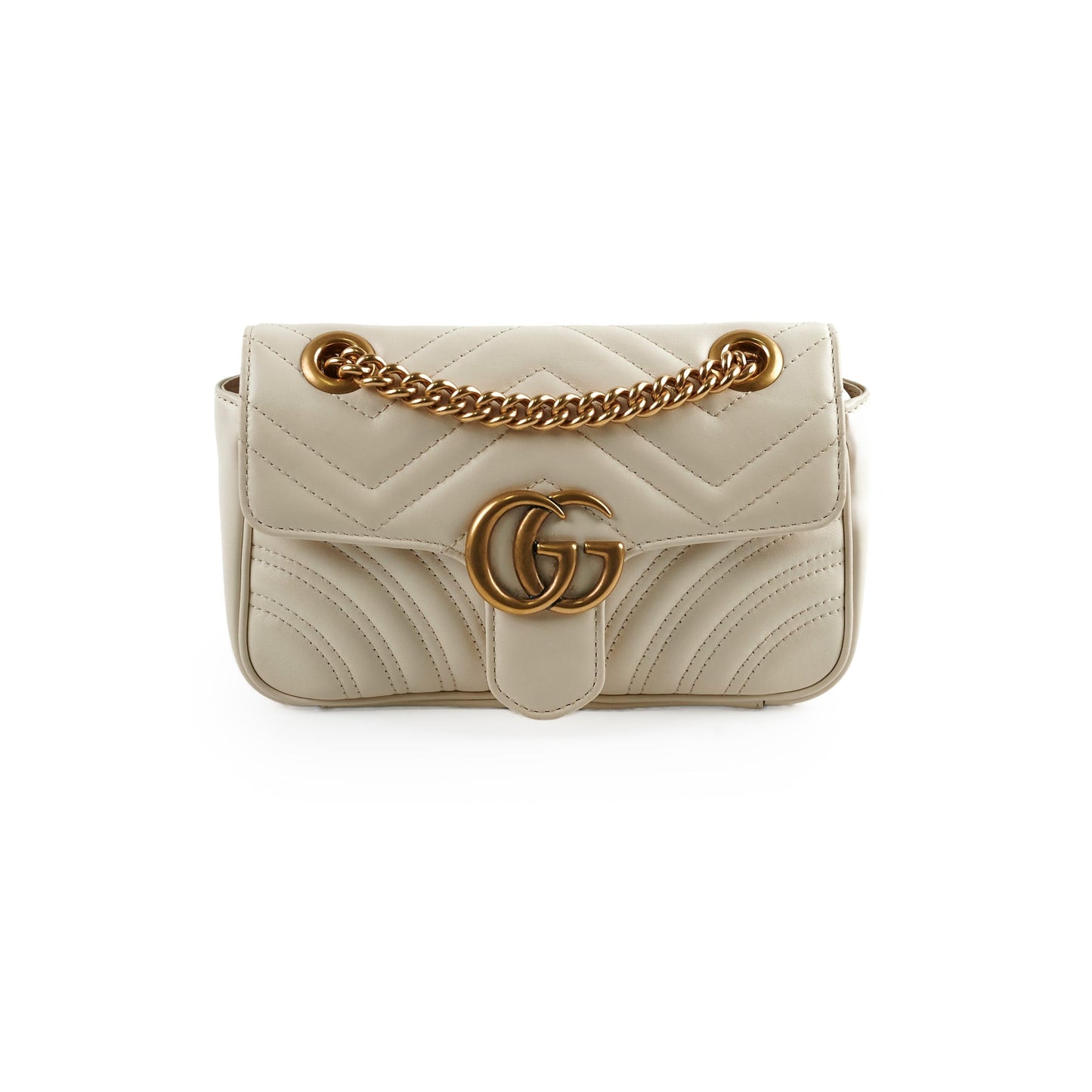 Gucci GG Marmont Matelass? Mini Cream