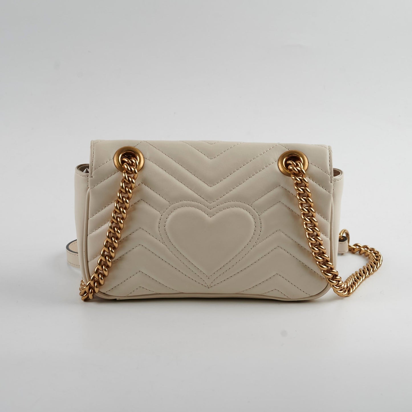 Gucci GG Marmont Matelass? Mini Cream